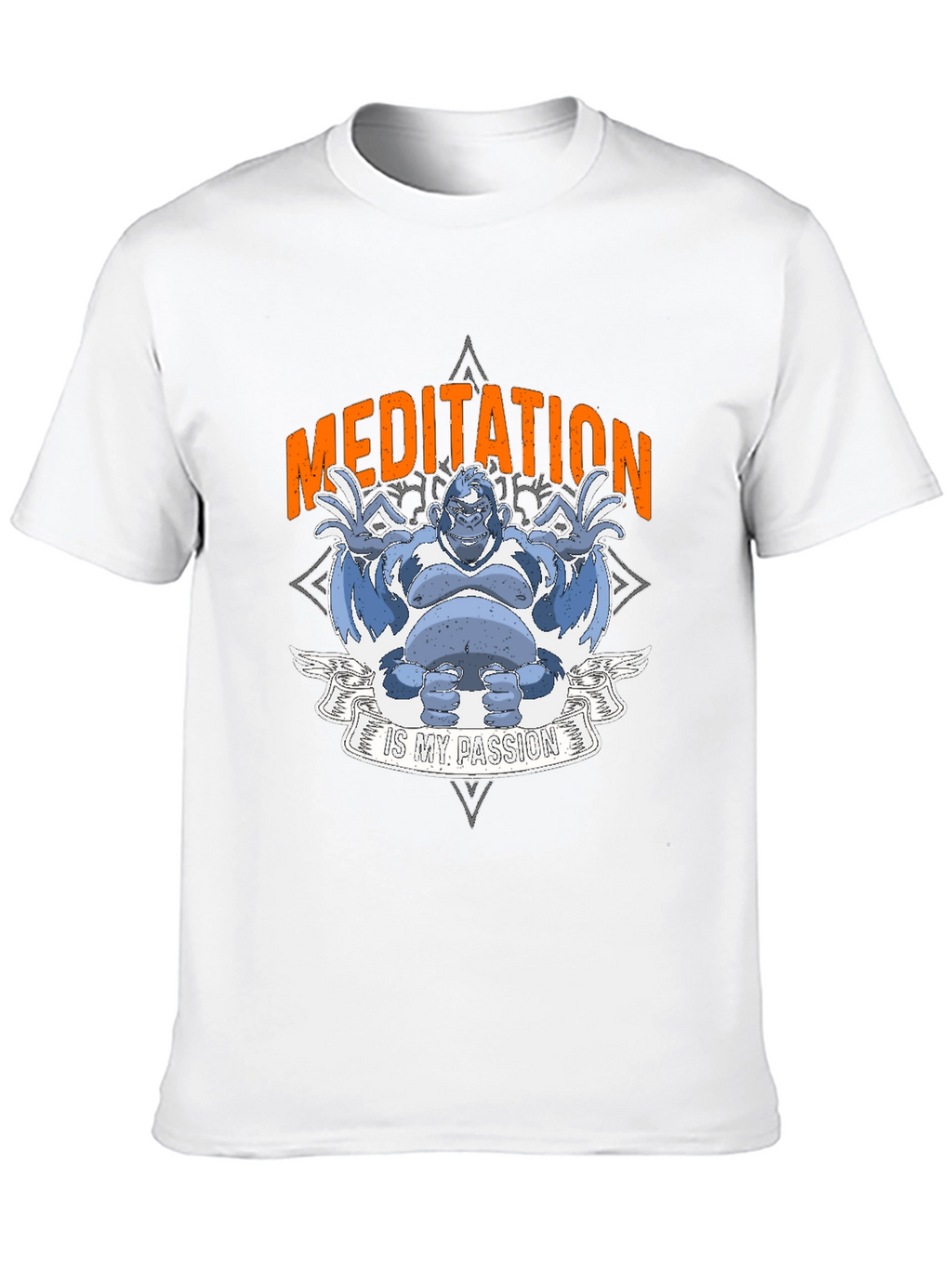 Meditation Gorilla T-Shirt: Find Your Zen