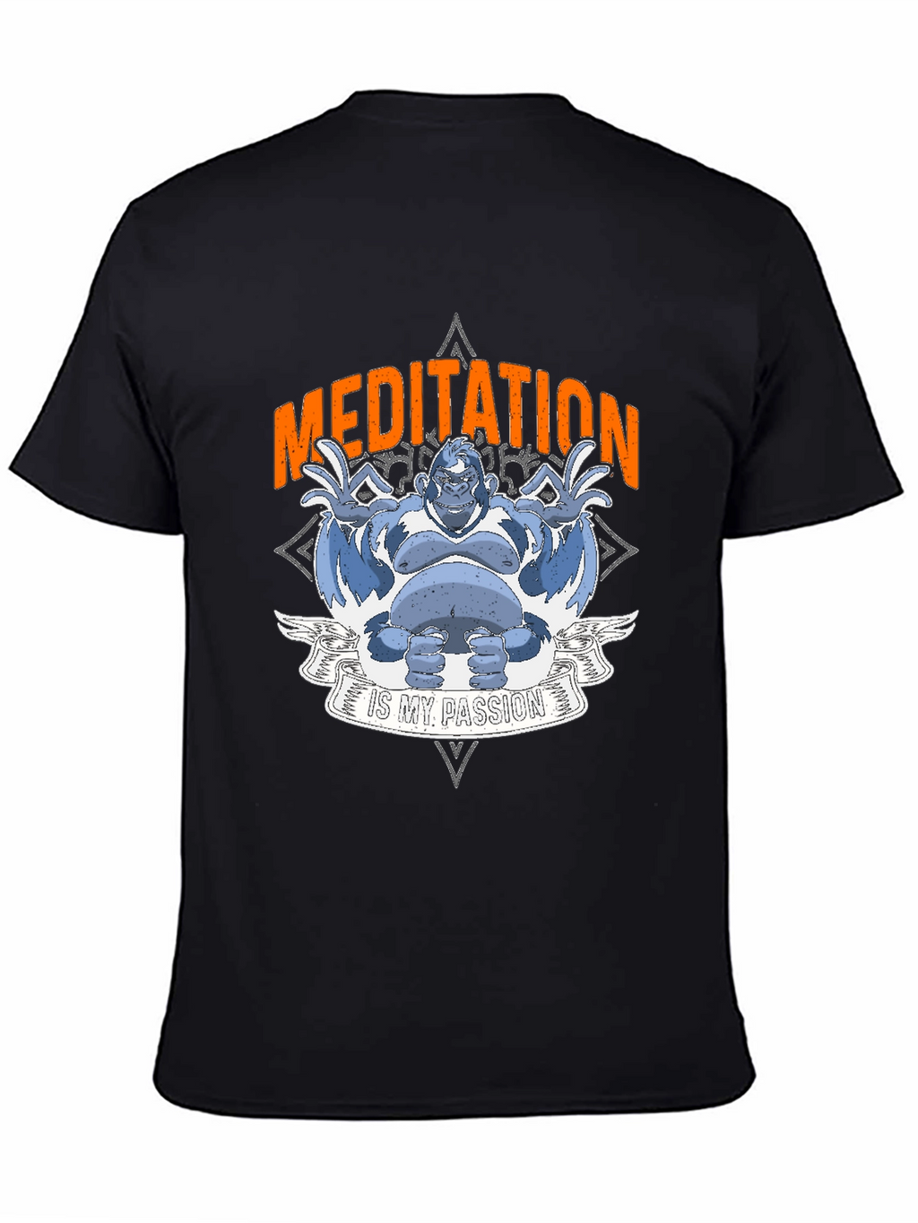 Meditation Gorilla T-Shirt: Find Your Zen