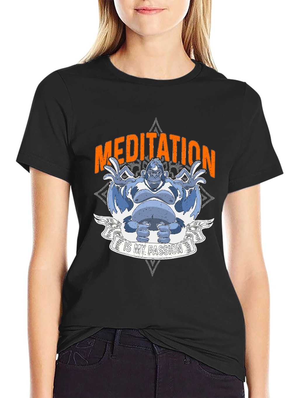 Meditation Gorilla T-Shirt: Find Your Zen
