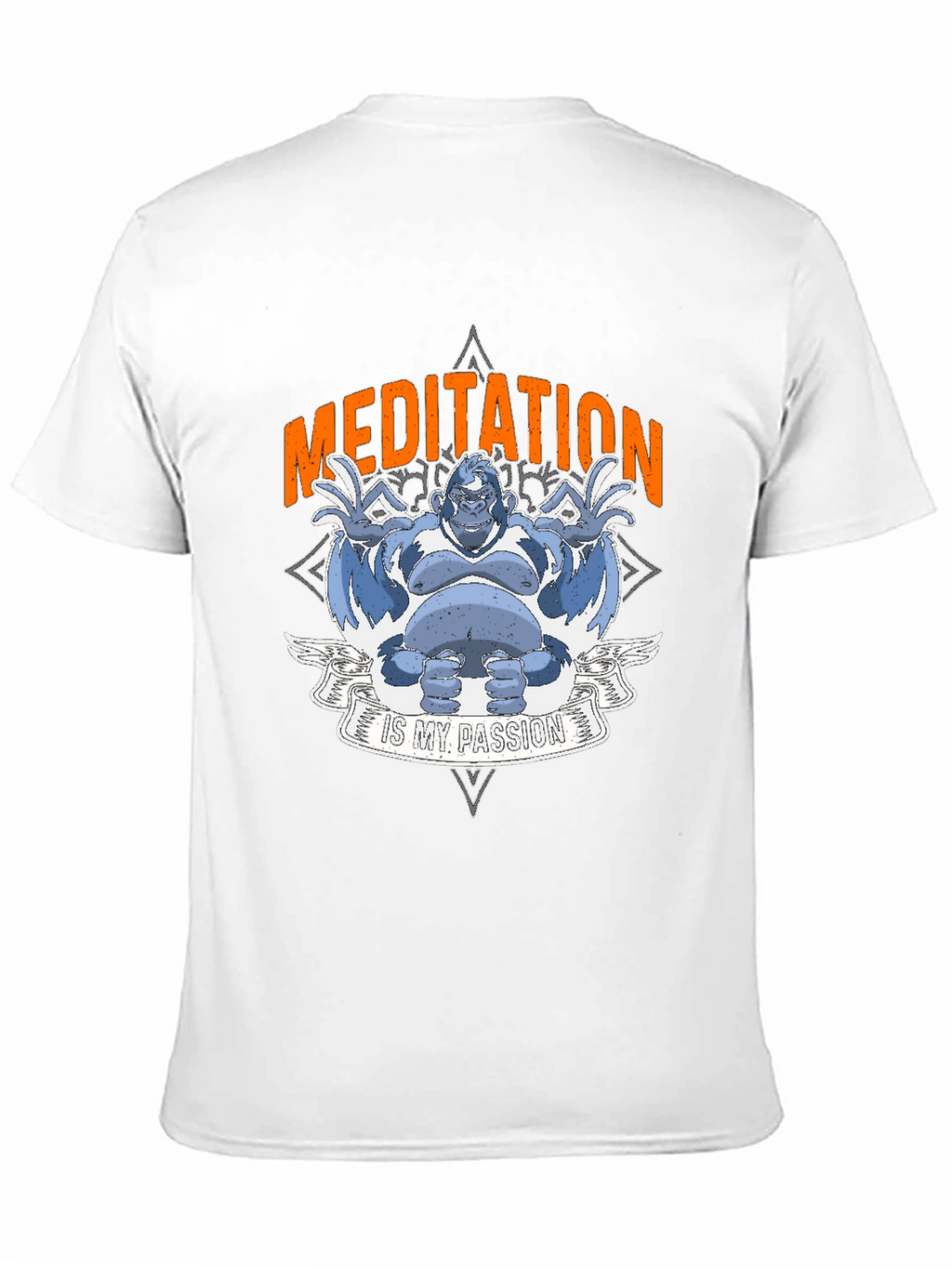 Meditation Gorilla T-Shirt: Find Your Zen