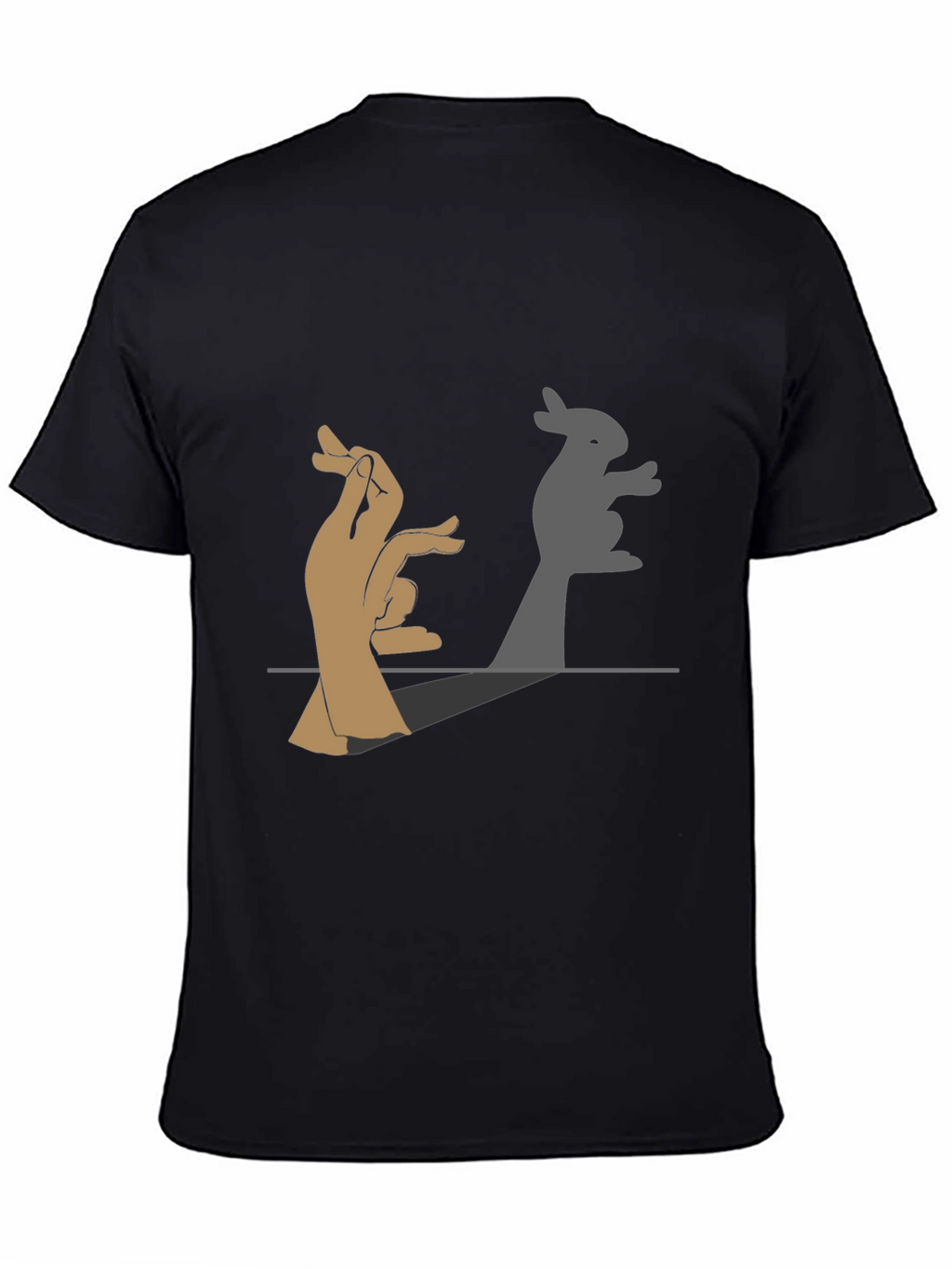 Bunny Shadow Hand Puppet Graphic Tee