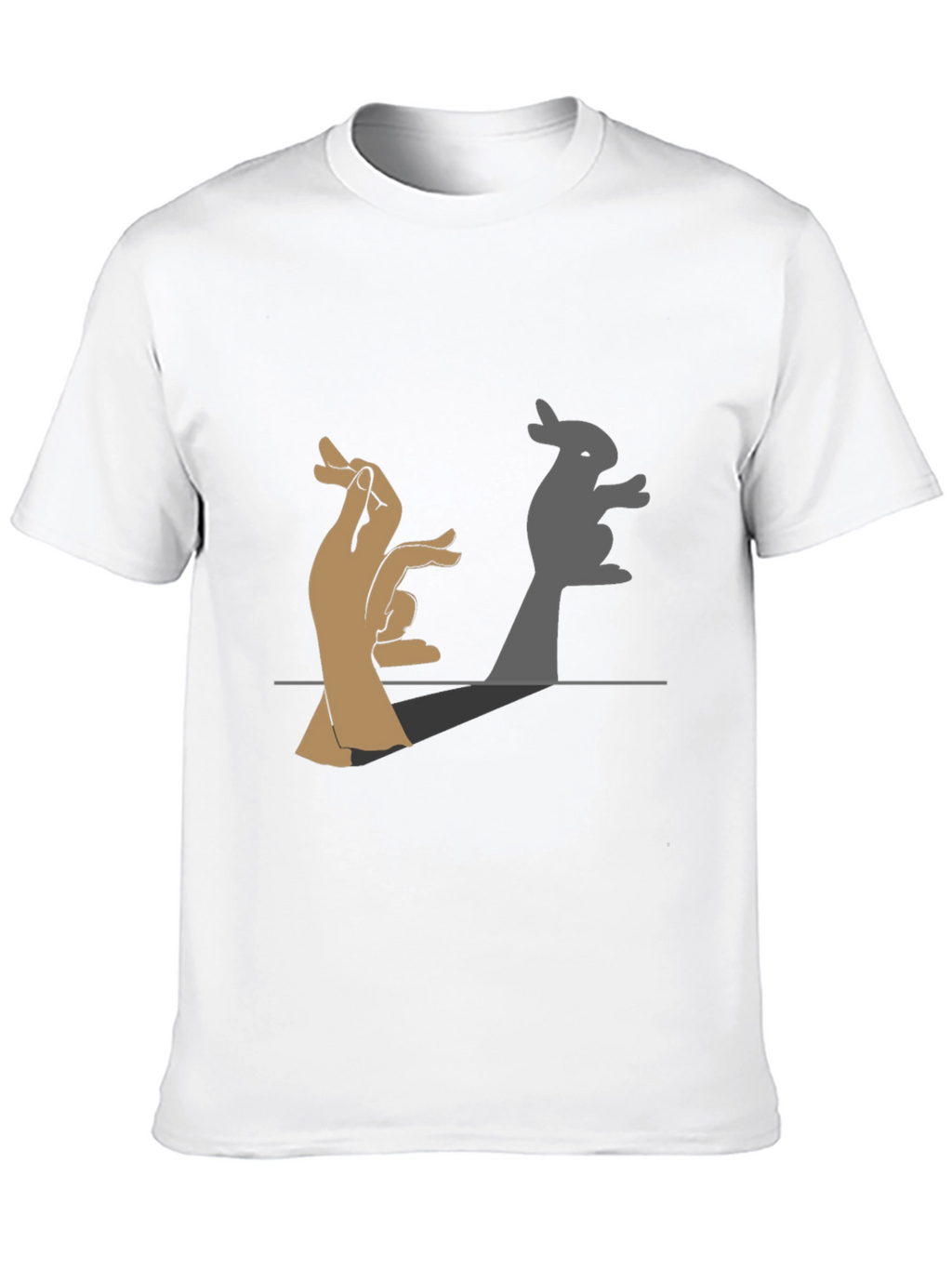 Bunny Shadow Hand Puppet Graphic Tee