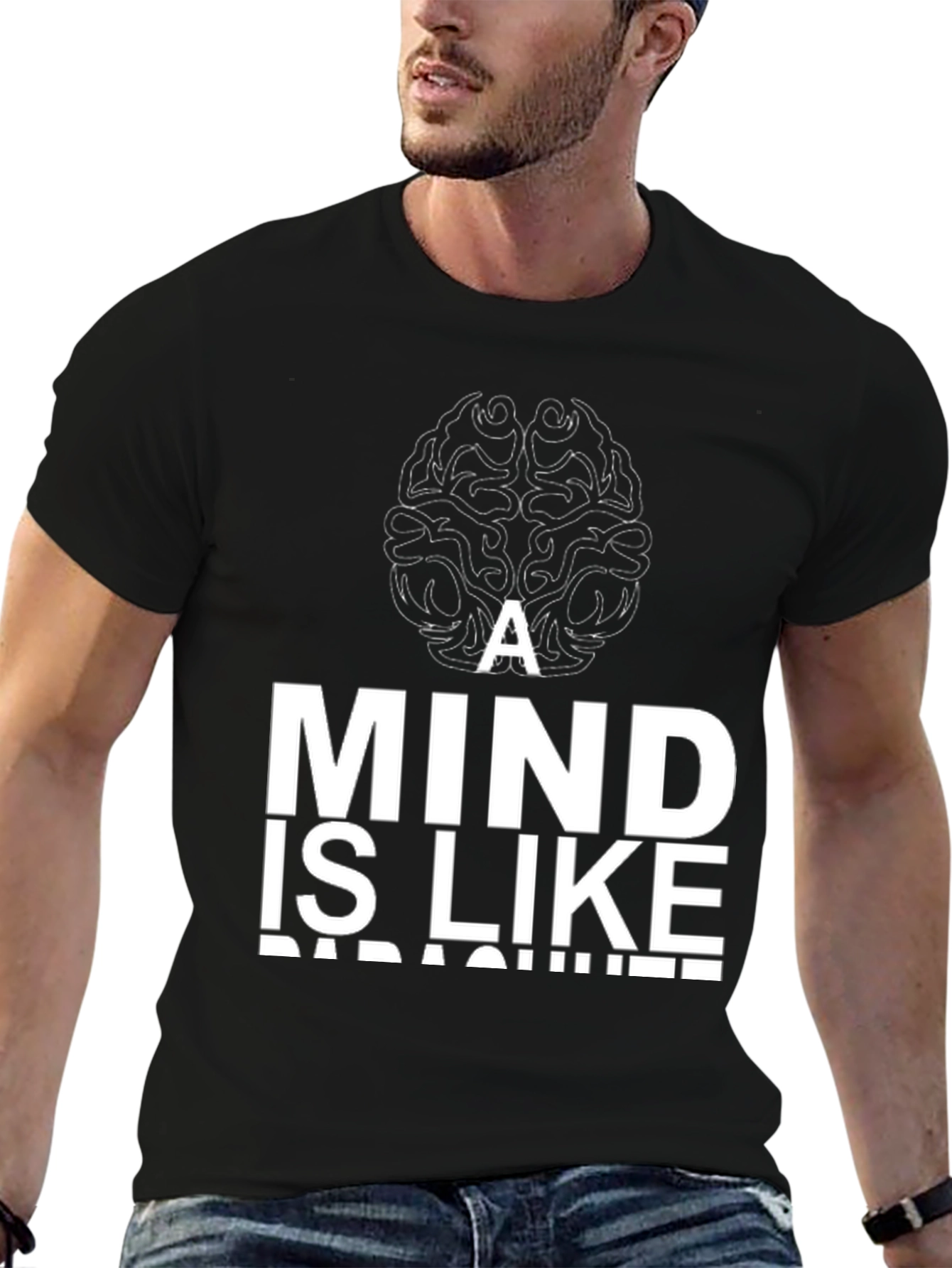 Mind Like Parachute Graphic T-Shirt