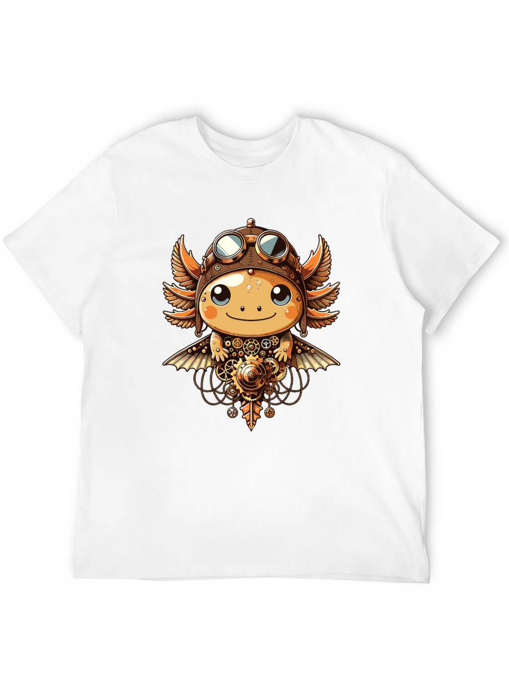 Steampunk Axolotl Graphic Tee