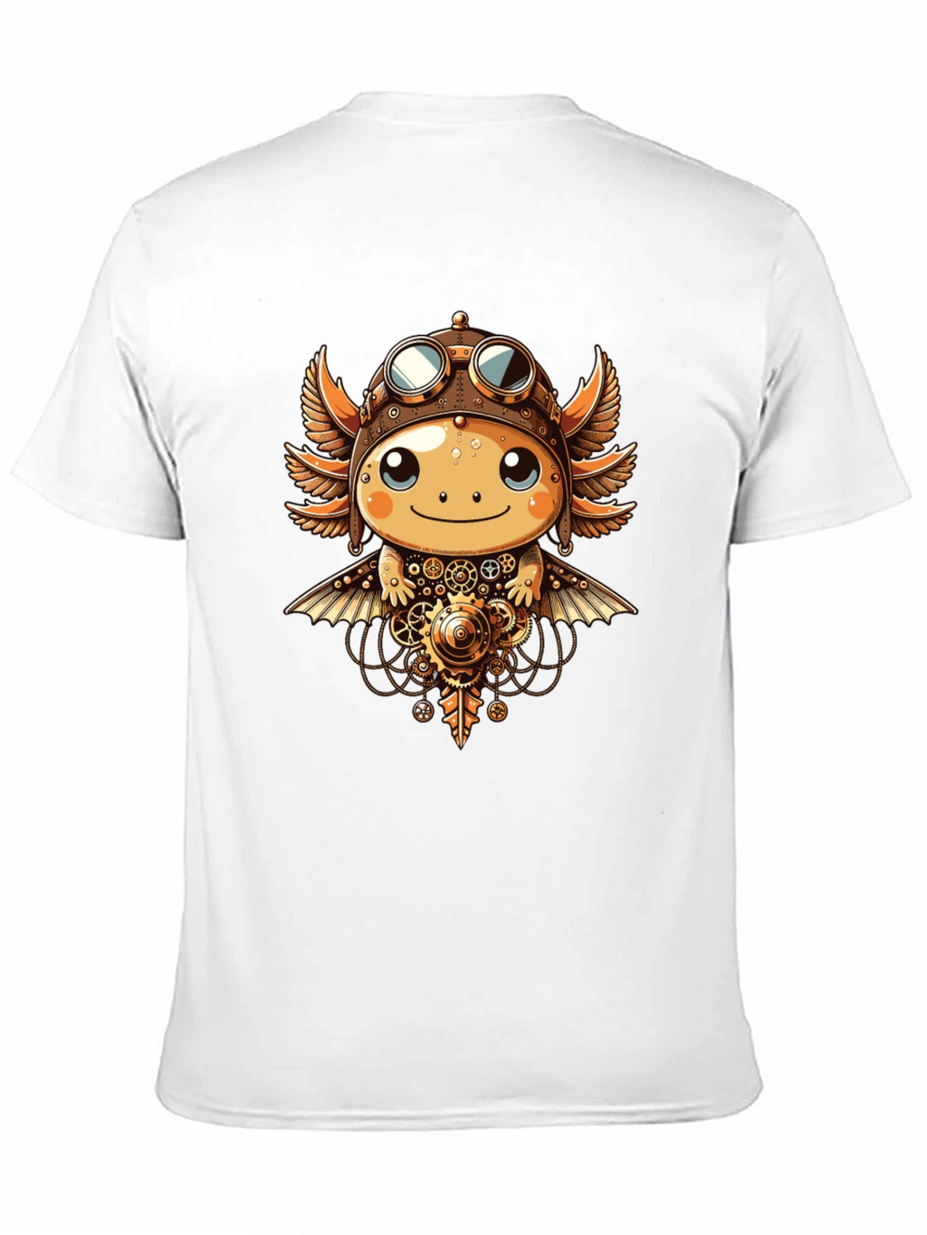 Steampunk Axolotl Graphic Tee