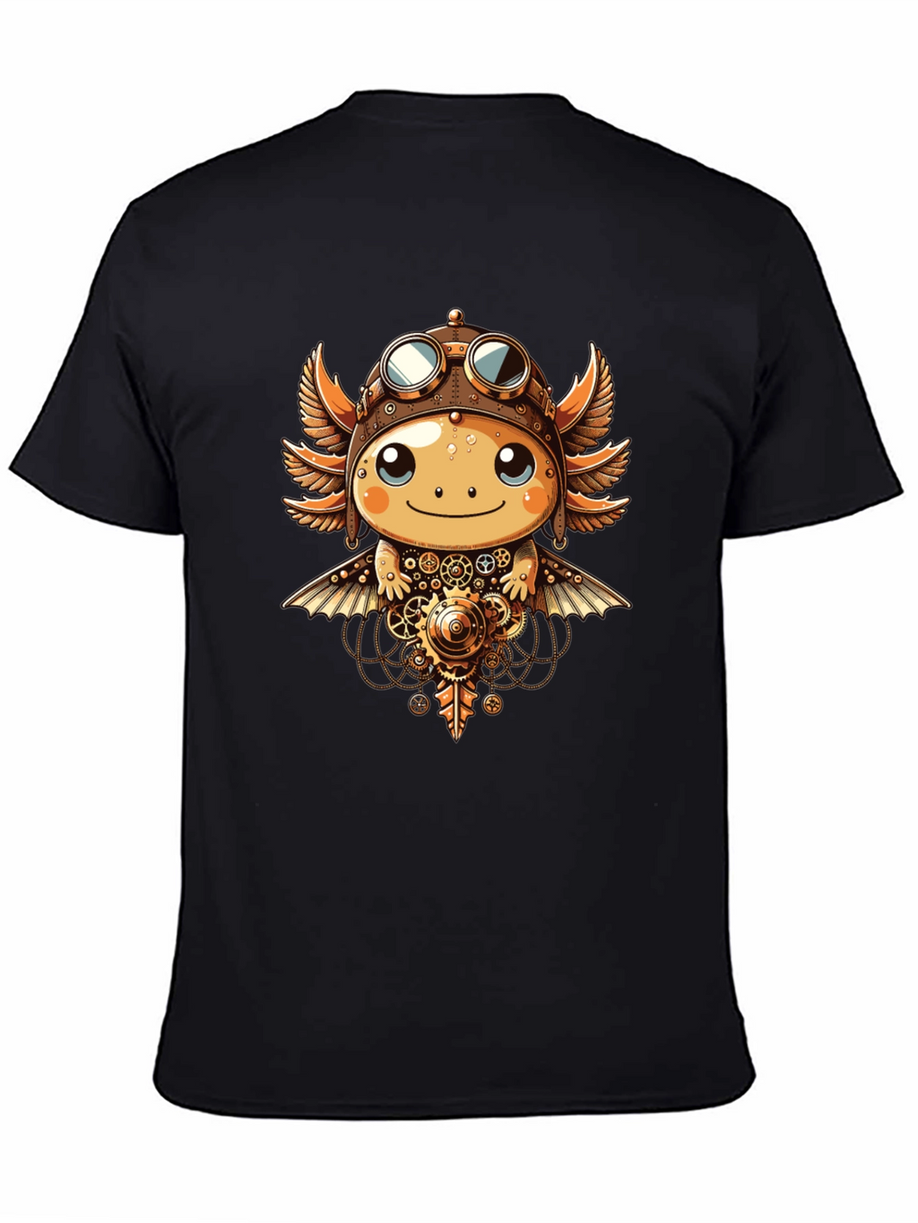 Steampunk Axolotl Graphic Tee