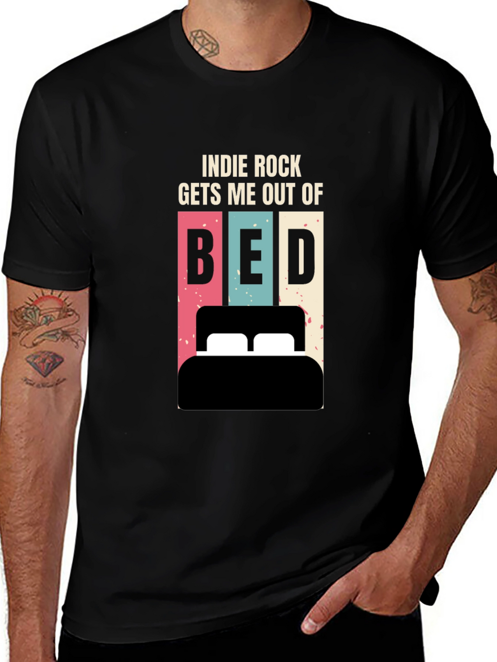 Indie Rock Gets Me Out of Bed T-Shirt