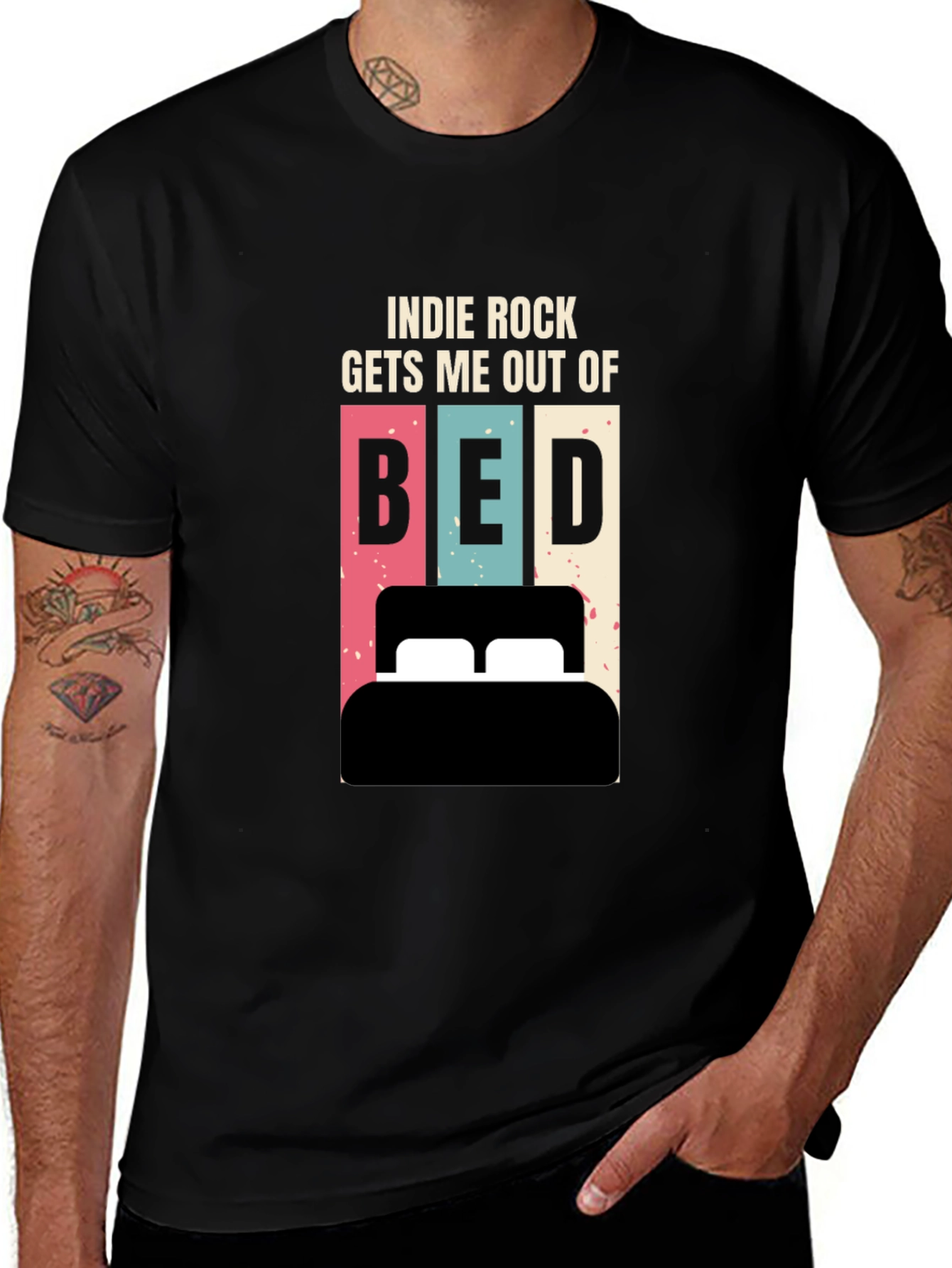 Indie Rock Gets Me Out of Bed T-Shirt