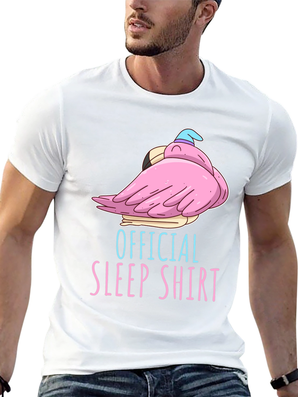 Official Sleep Shirt - Flamingo Nap T-Shirt