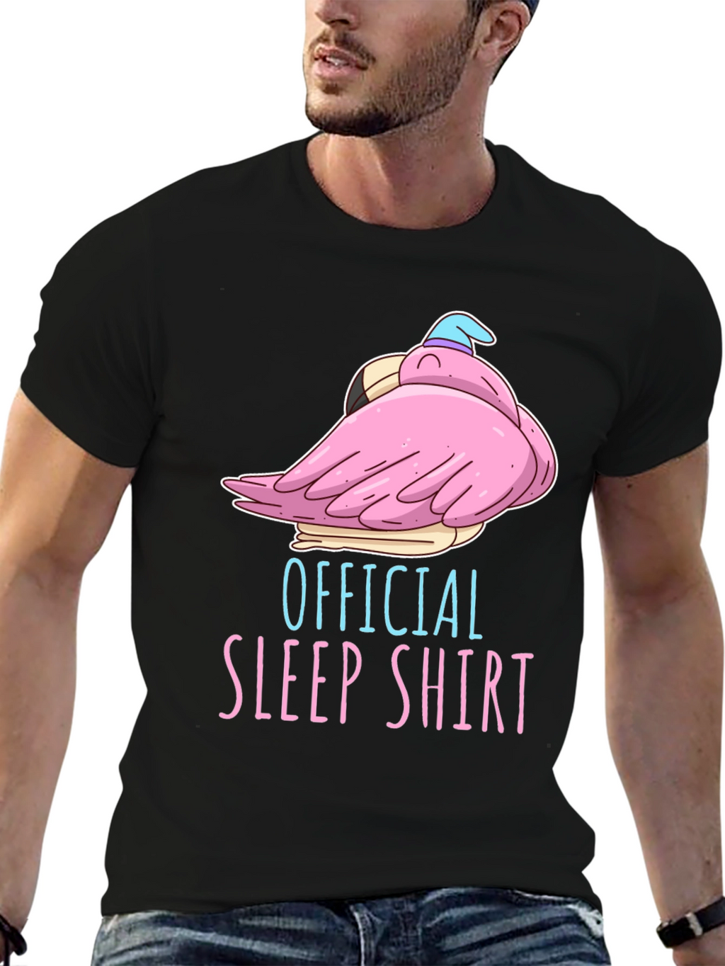 Official Sleep Shirt - Flamingo Nap T-Shirt