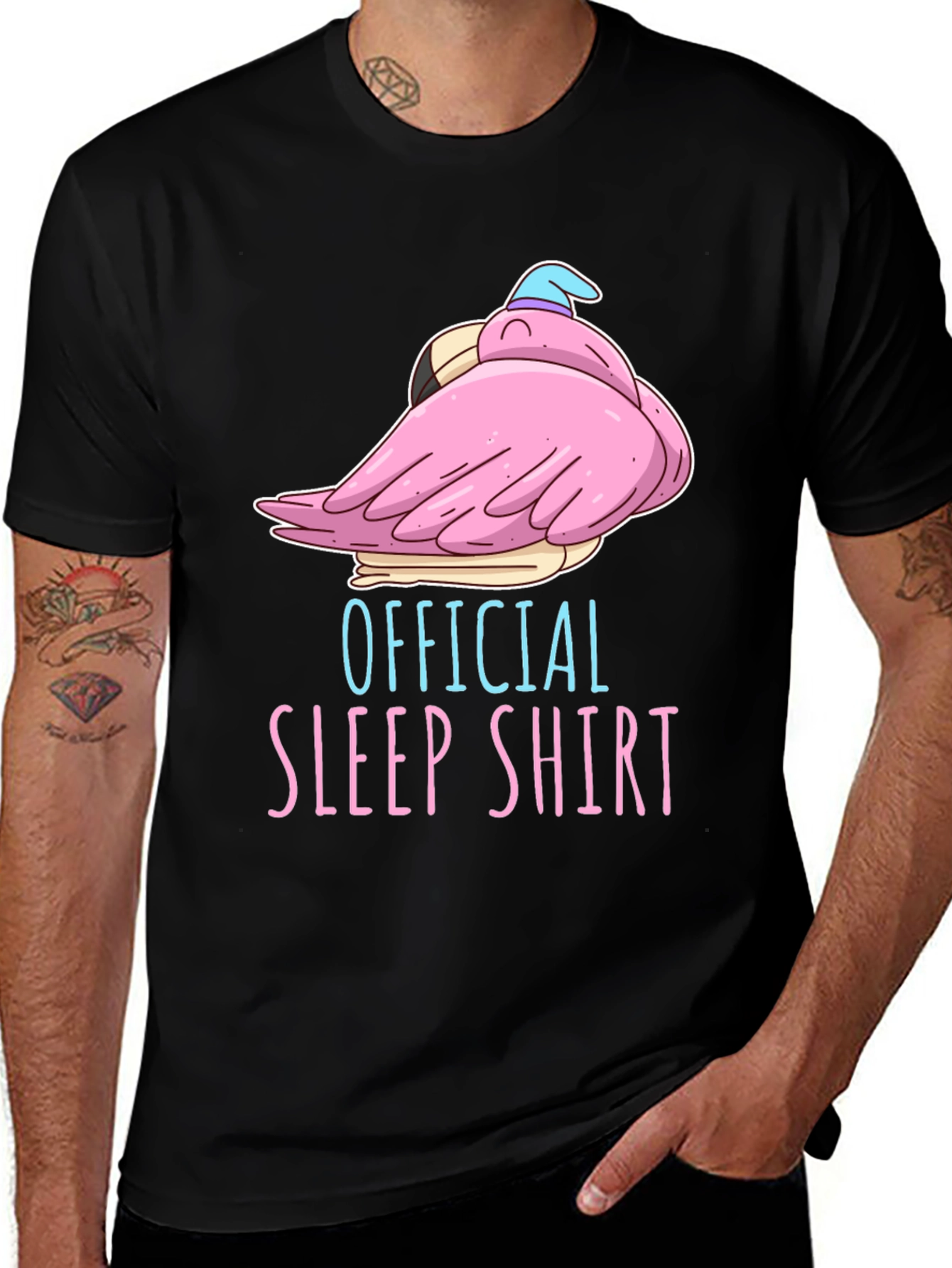 Official Sleep Shirt - Flamingo Nap T-Shirt