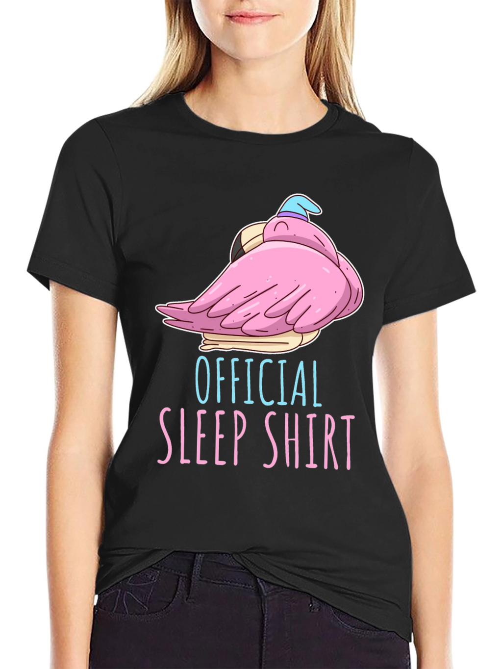 Official Sleep Shirt - Flamingo Nap T-Shirt
