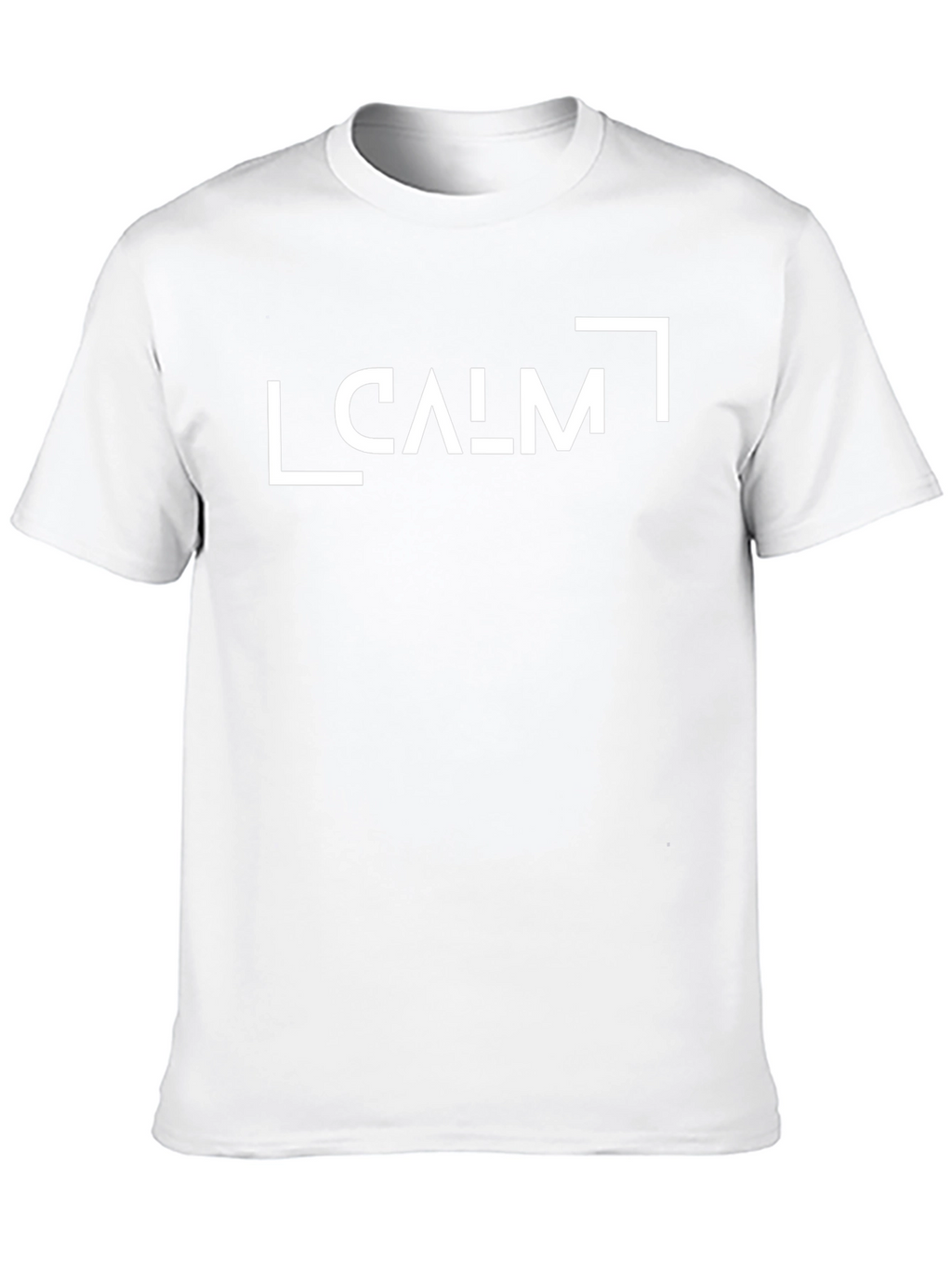 Calm Graphic Tee - Black Cotton Blend Relaxed Fit