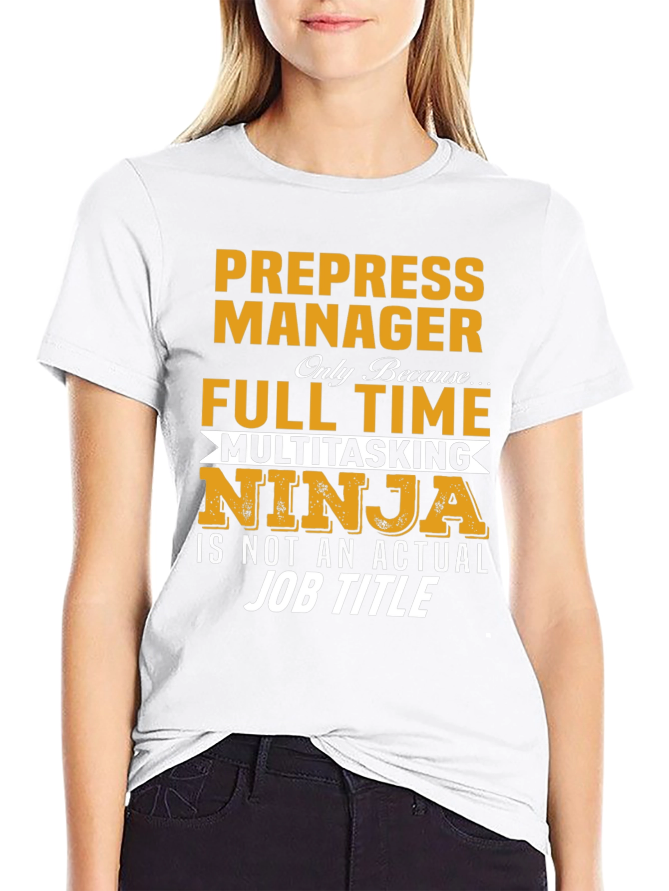 Prepress Manager Full Time Ninja T-Shirt