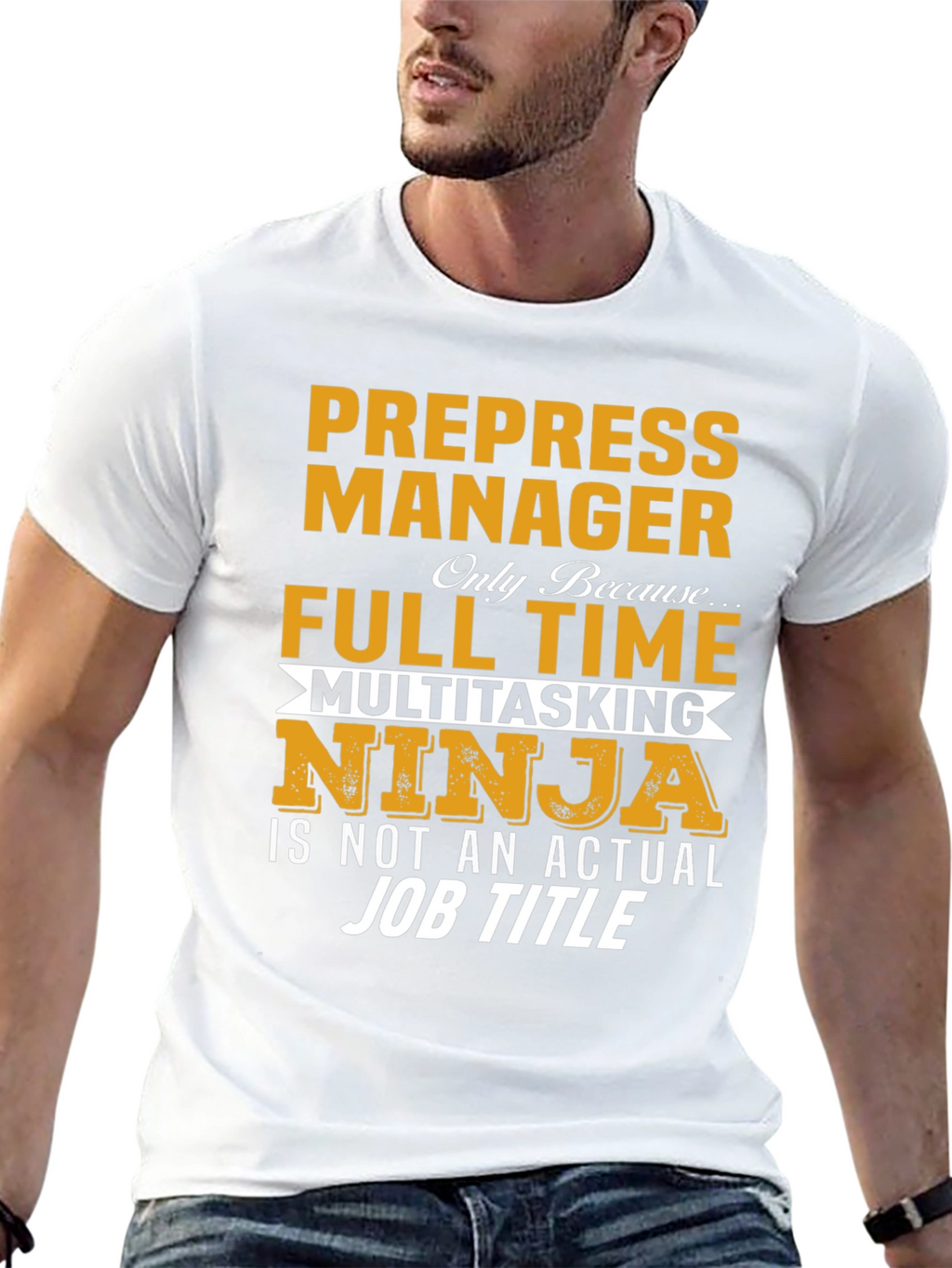 Prepress Manager Full Time Ninja T-Shirt