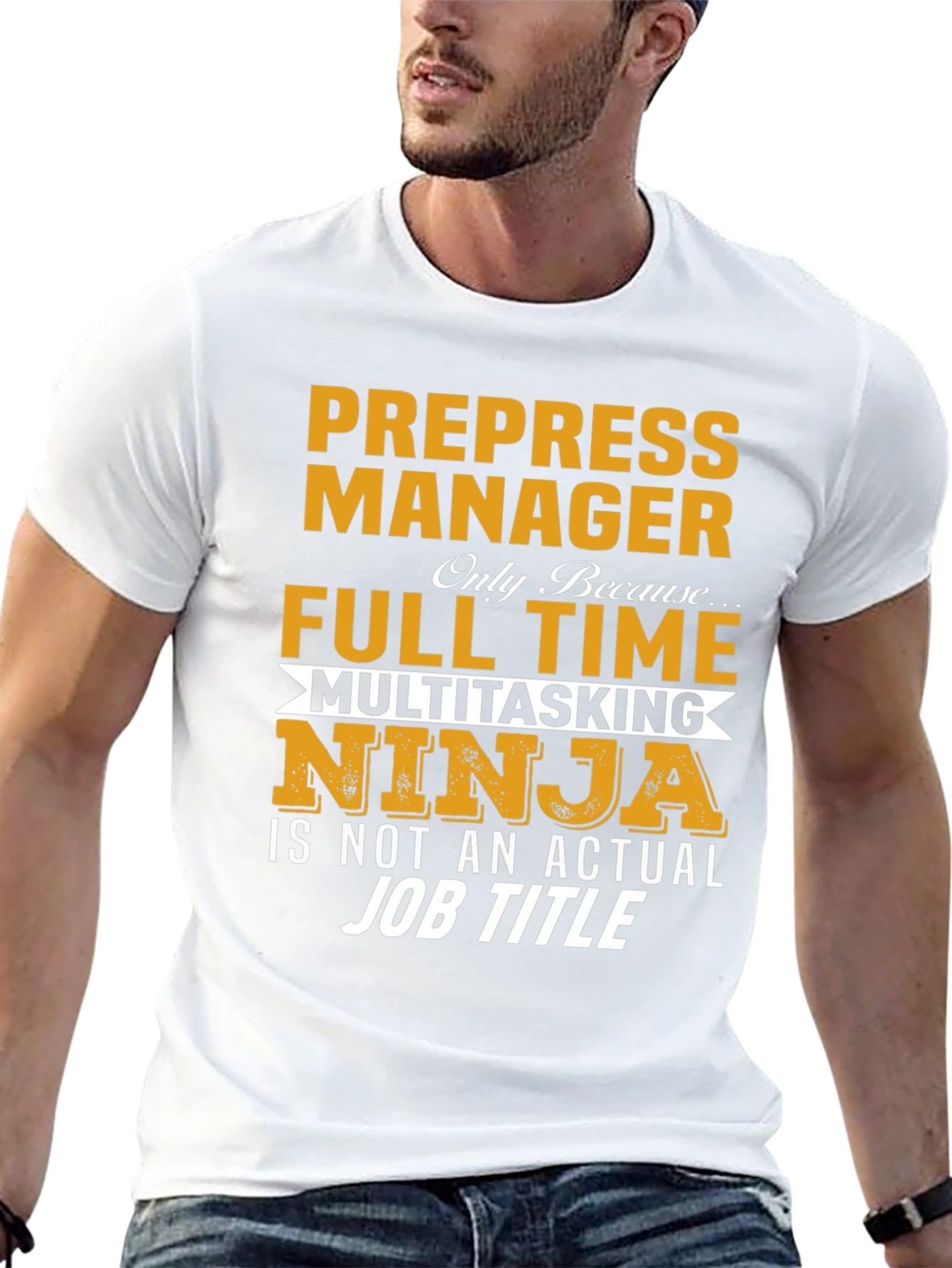 Prepress Manager Full Time Ninja T-Shirt