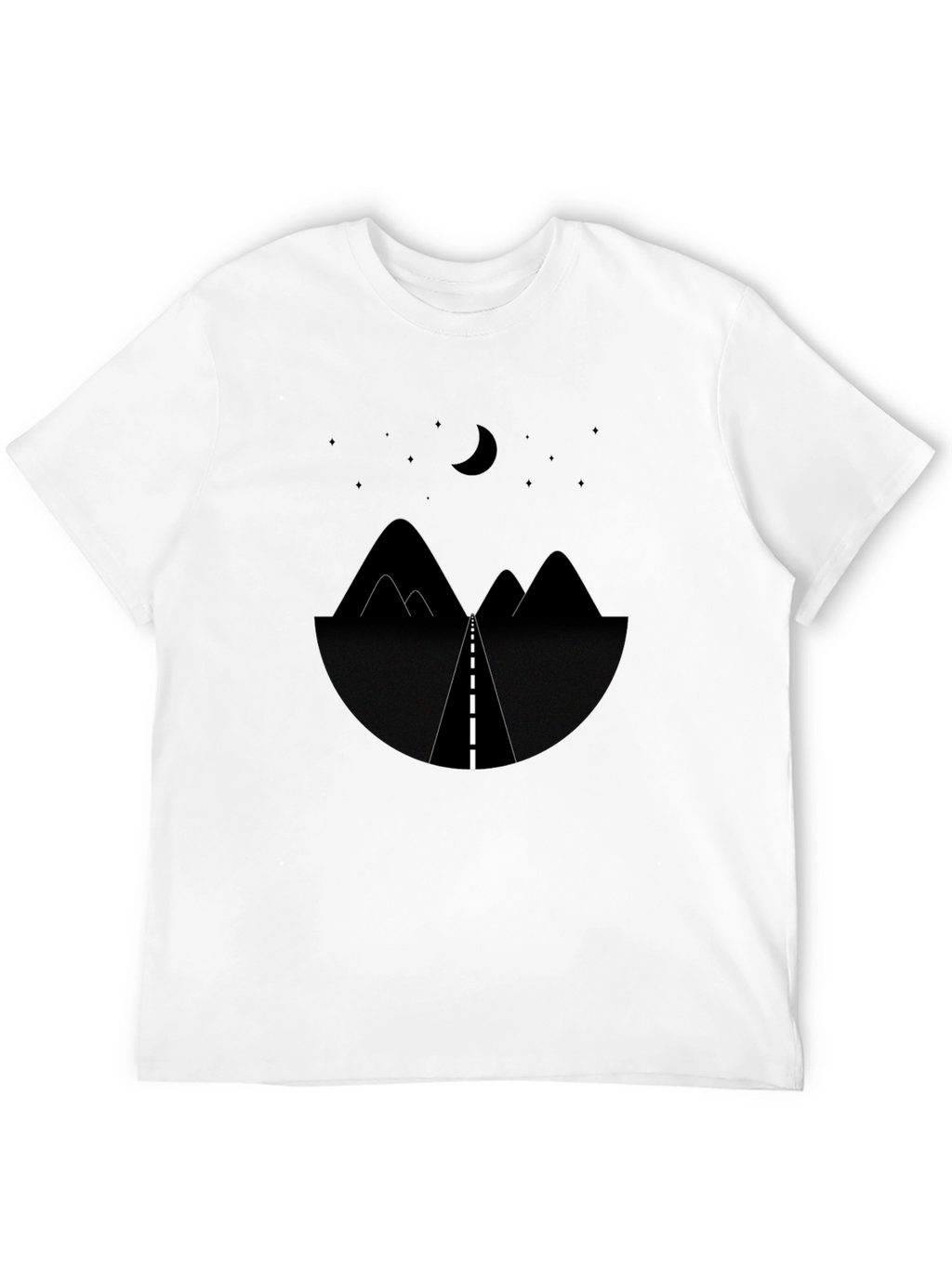 Night Road Graphic Tee - Modern Stylish T-Shirt