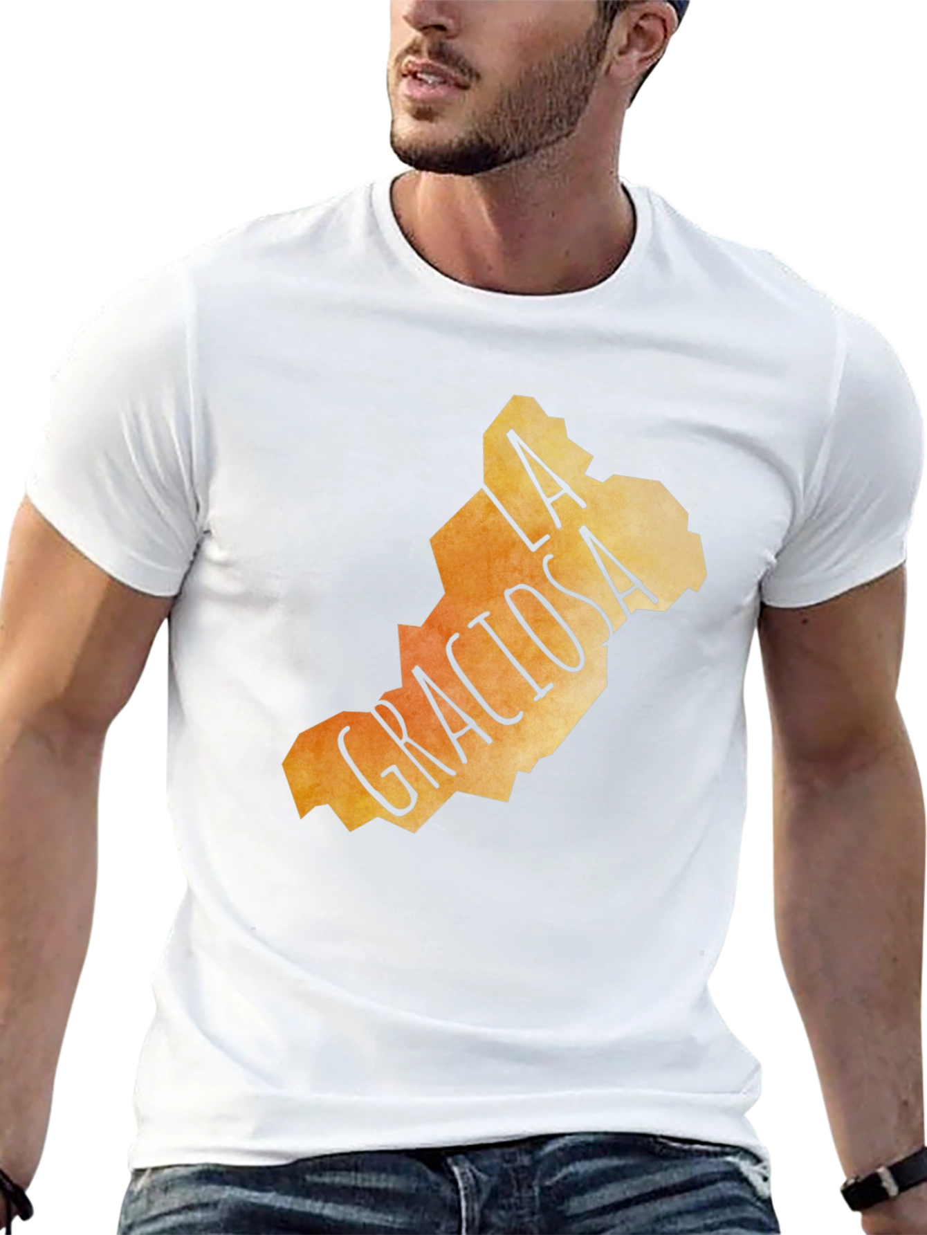 La Graciosa Island T-Shirt - Abstract Graphic Tee