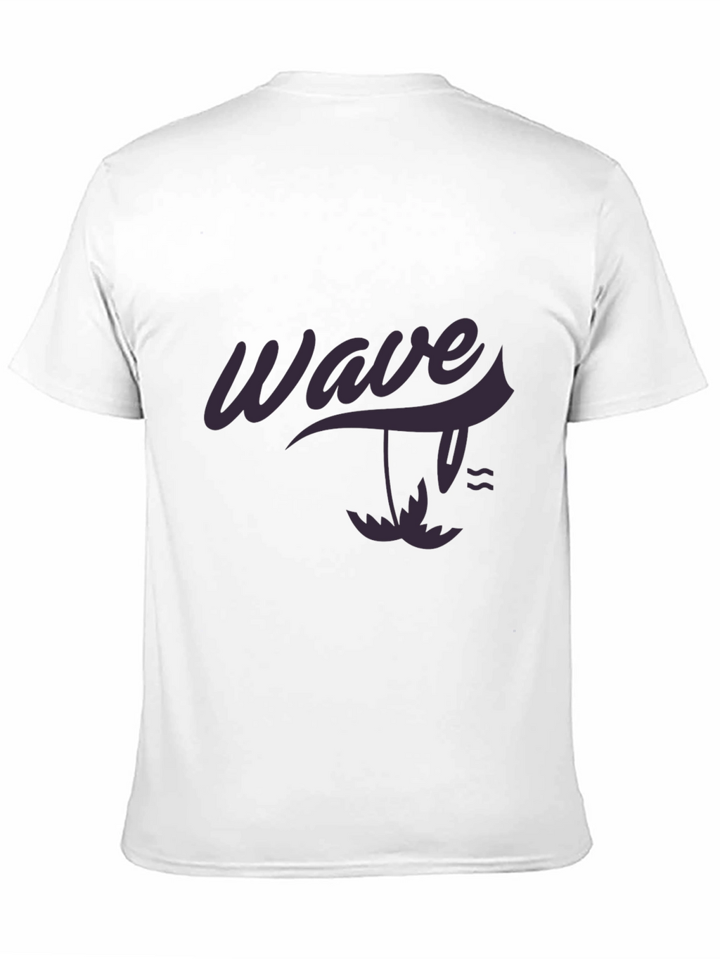 Wave Graphic Black T-Shirt