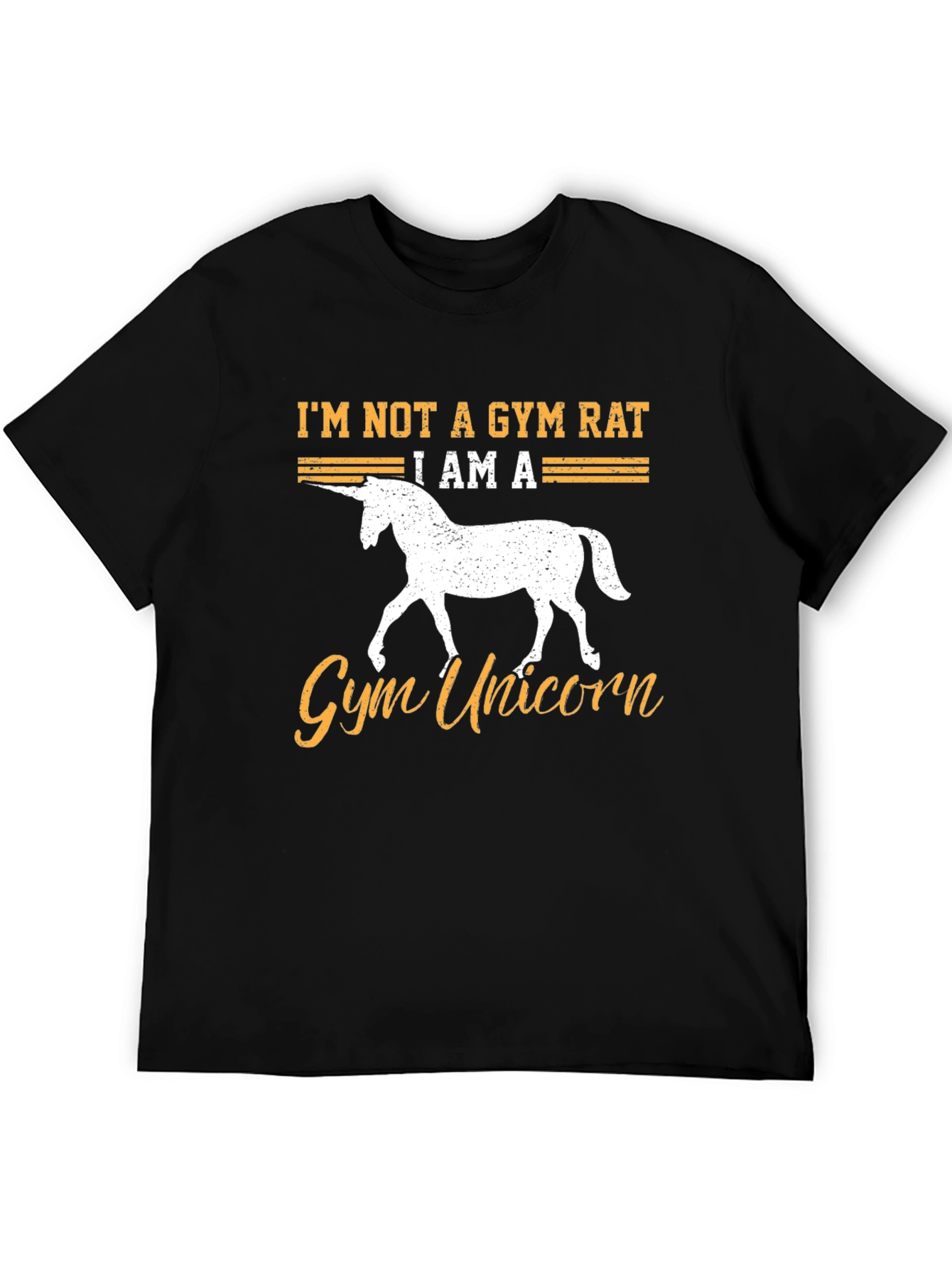 Gym Unicorn Graphic Tee - Workout Motivation