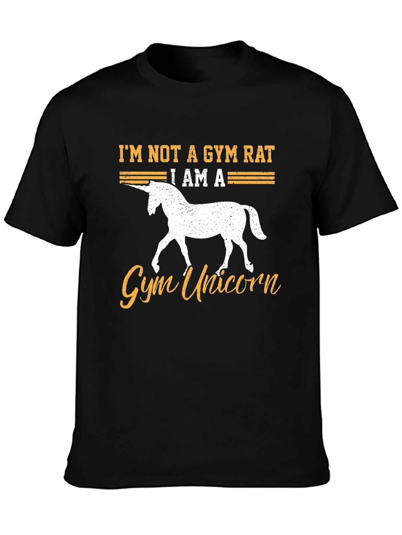 Gym Unicorn Graphic Tee - Workout Motivation