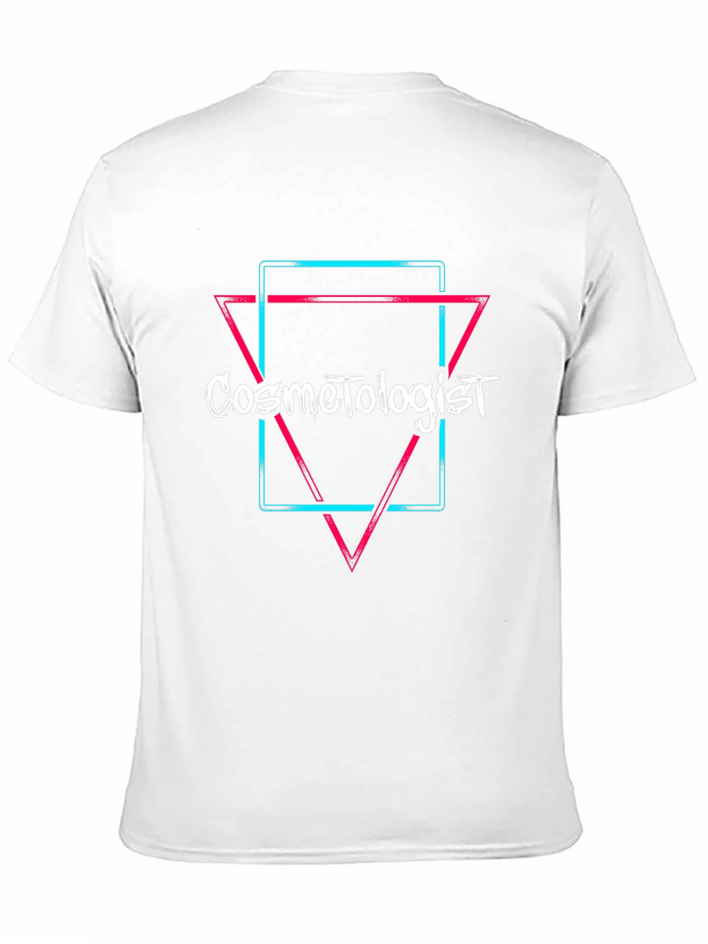 Cosmetologist Neon Graphic T-Shirt - Black