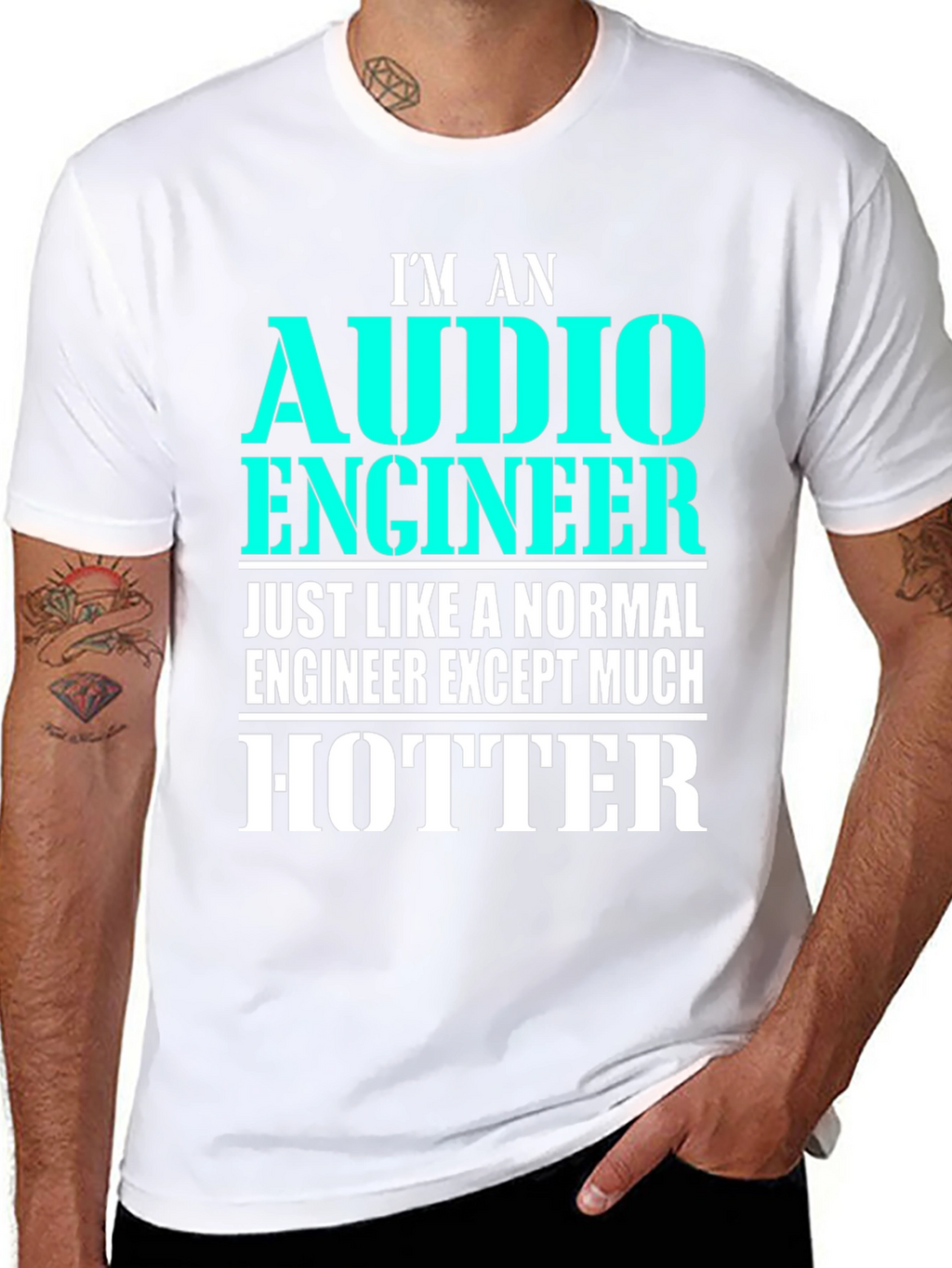 Audio Engineer Hotter T-Shirt