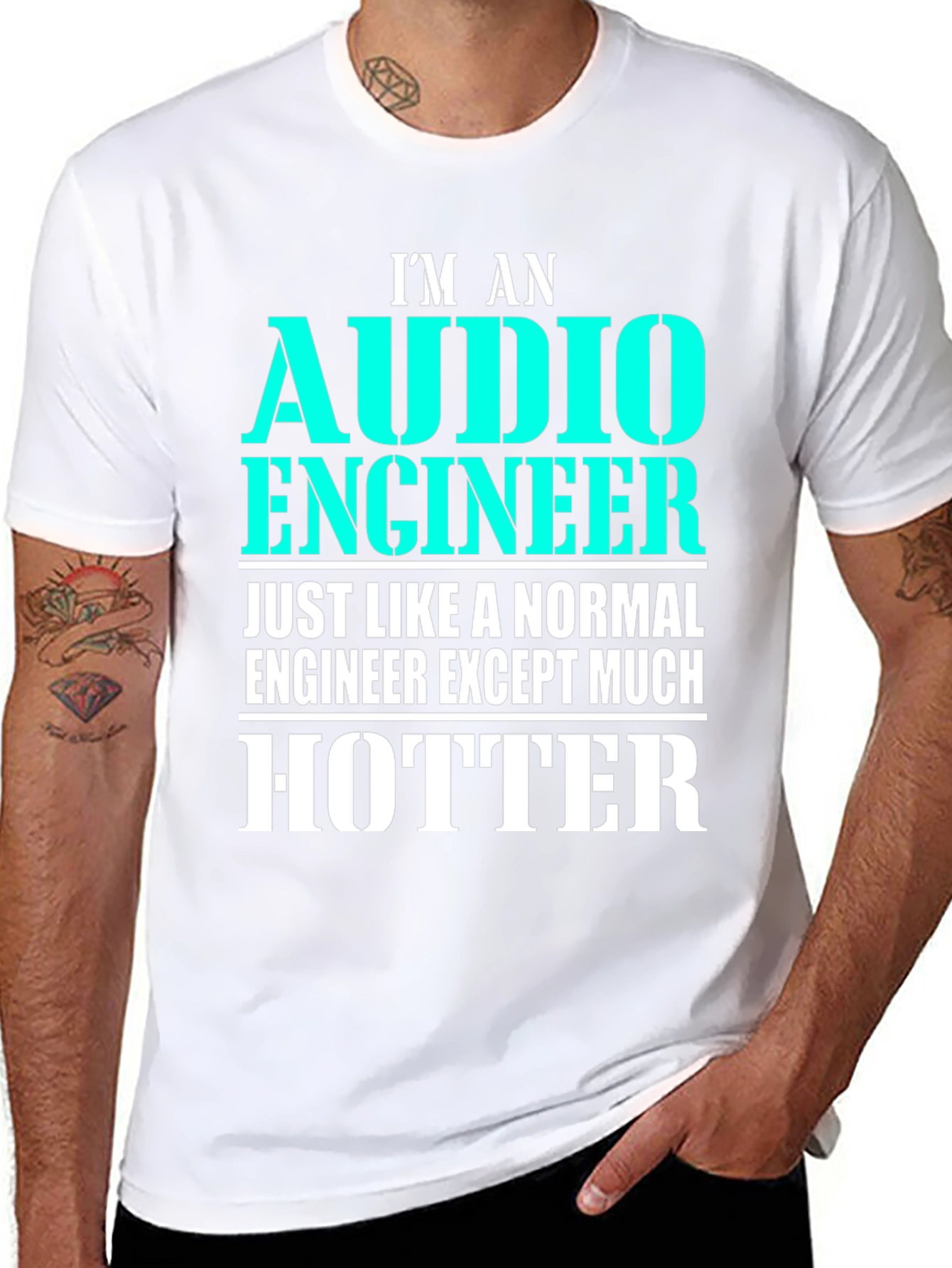 Audio Engineer Hotter T-Shirt