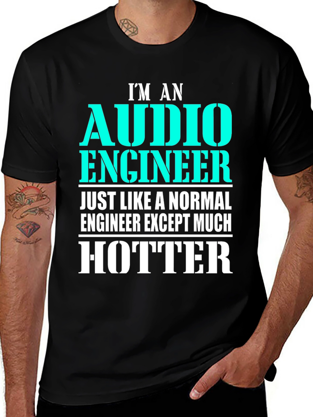 Audio Engineer Hotter T-Shirt