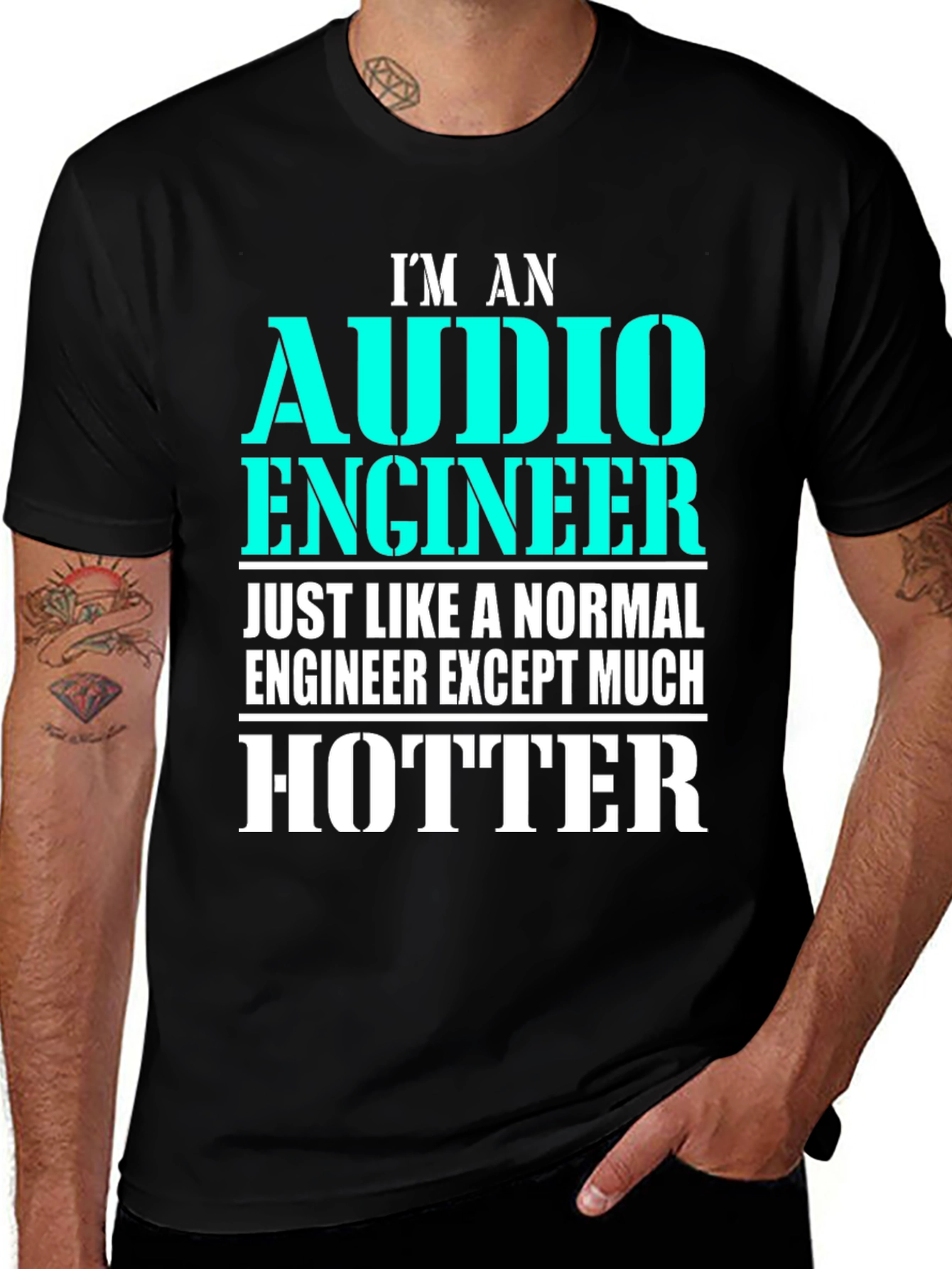 Audio Engineer Hotter T-Shirt