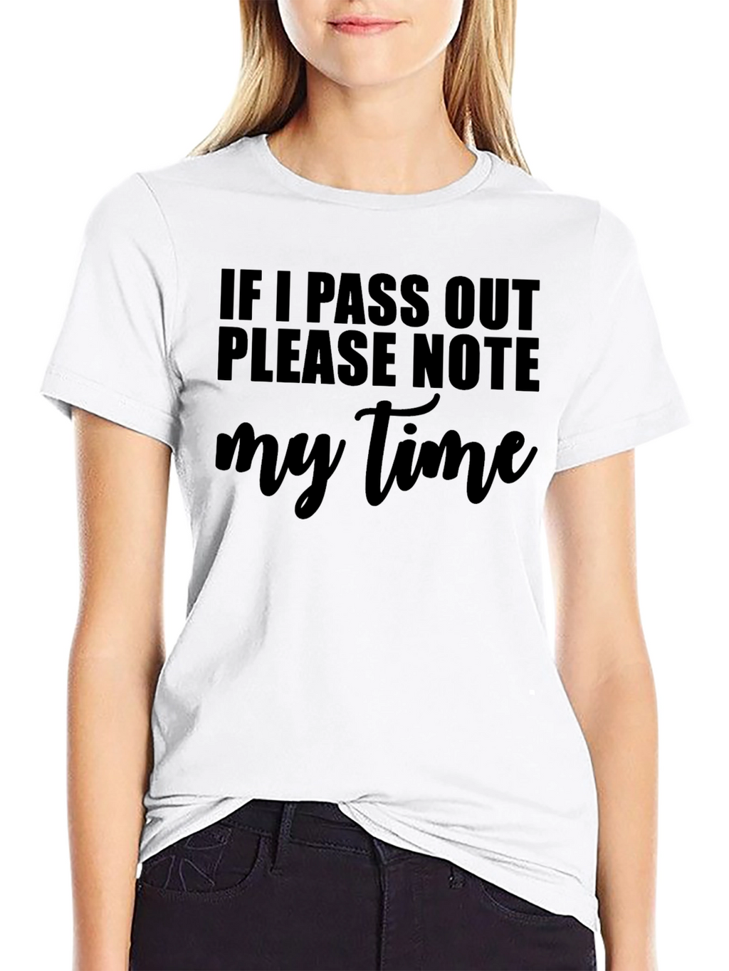 Funny Workout T-Shirt: Note My Time