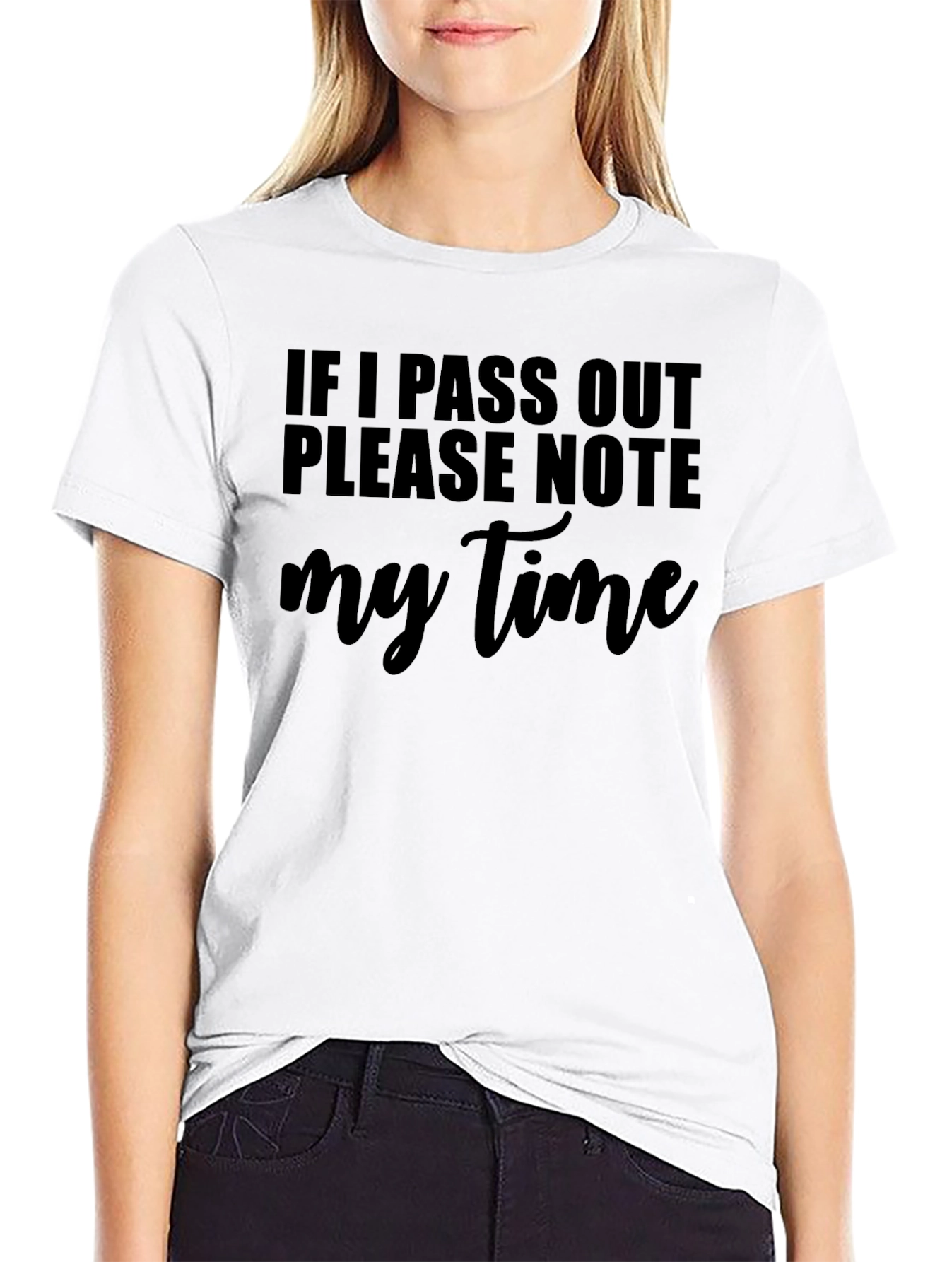 Funny Workout T-Shirt: Note My Time