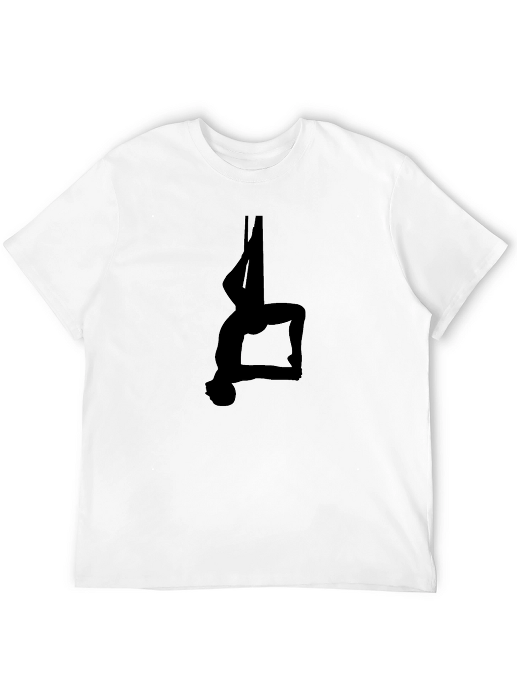 Aerial Silk Silhouette Black T-Shirt