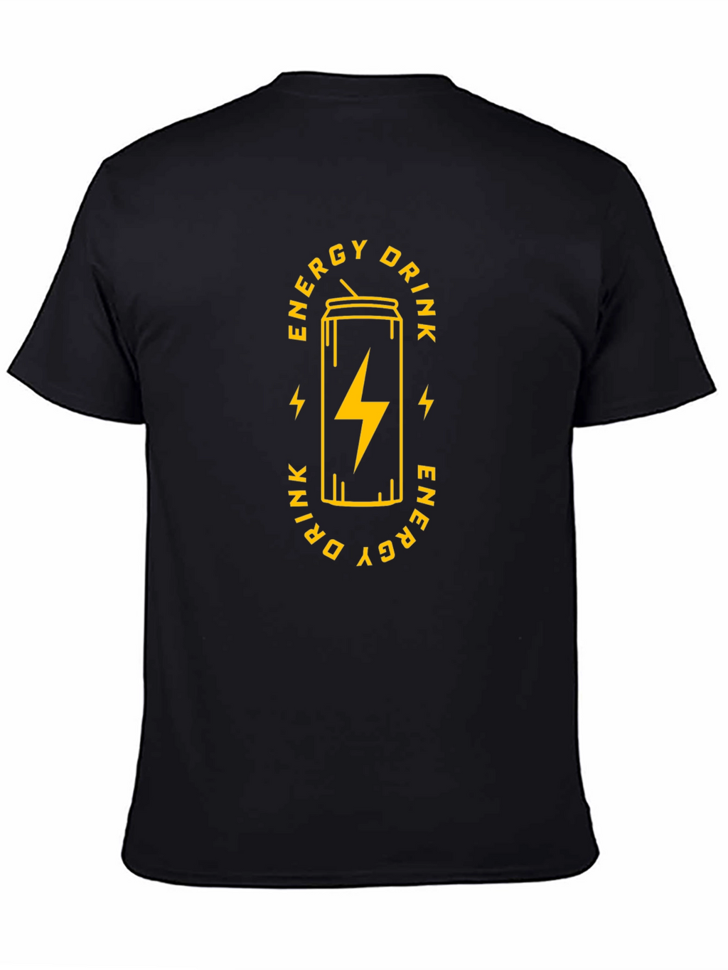 Energy Drink T-Shirt - Stylish Black Tee