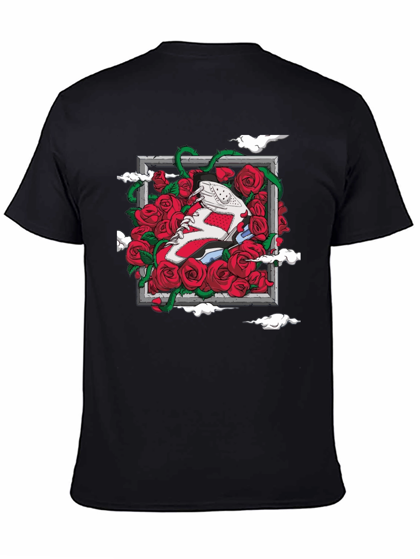 Sneaker Roses Graphic T-Shirt
