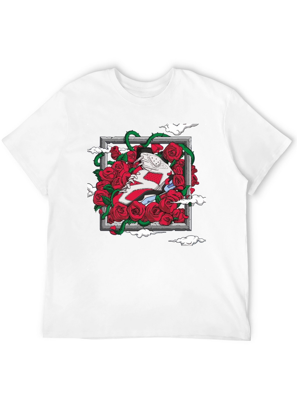 Sneaker Roses Graphic T-Shirt