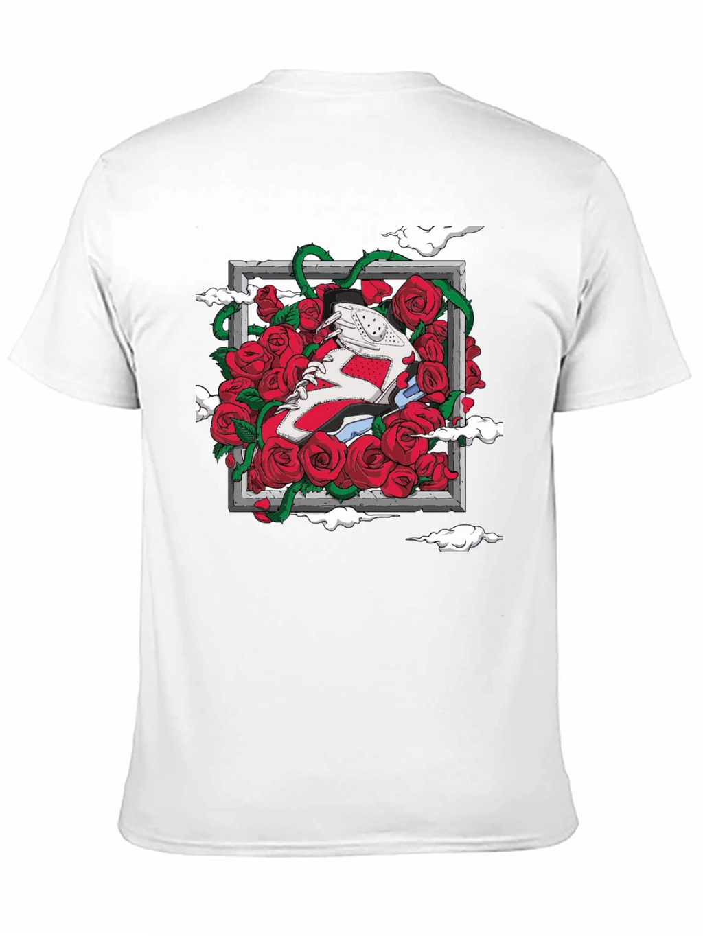Sneaker Roses Graphic T-Shirt