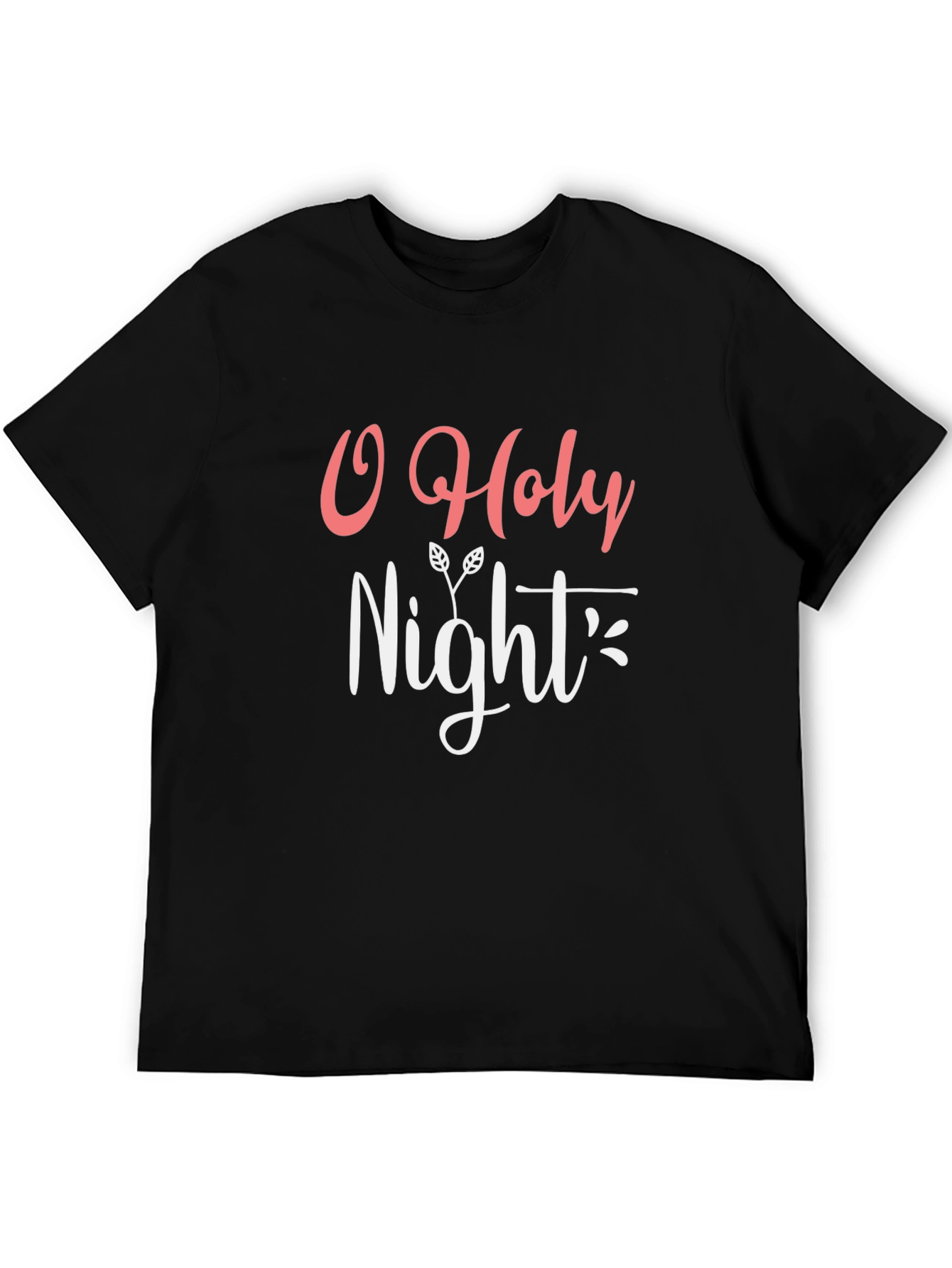 O Holy Night Black T-Shirt