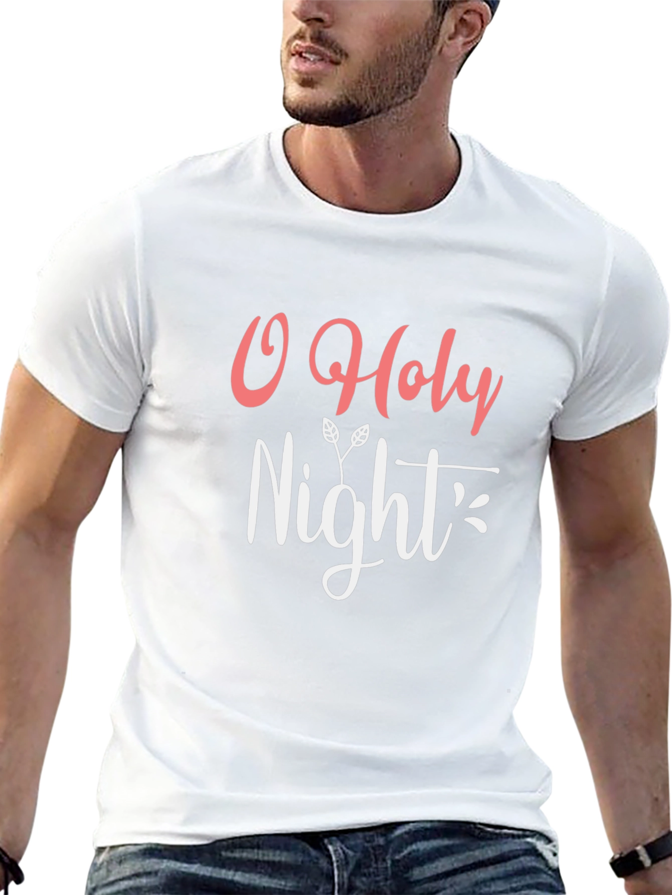 O Holy Night Black T-Shirt