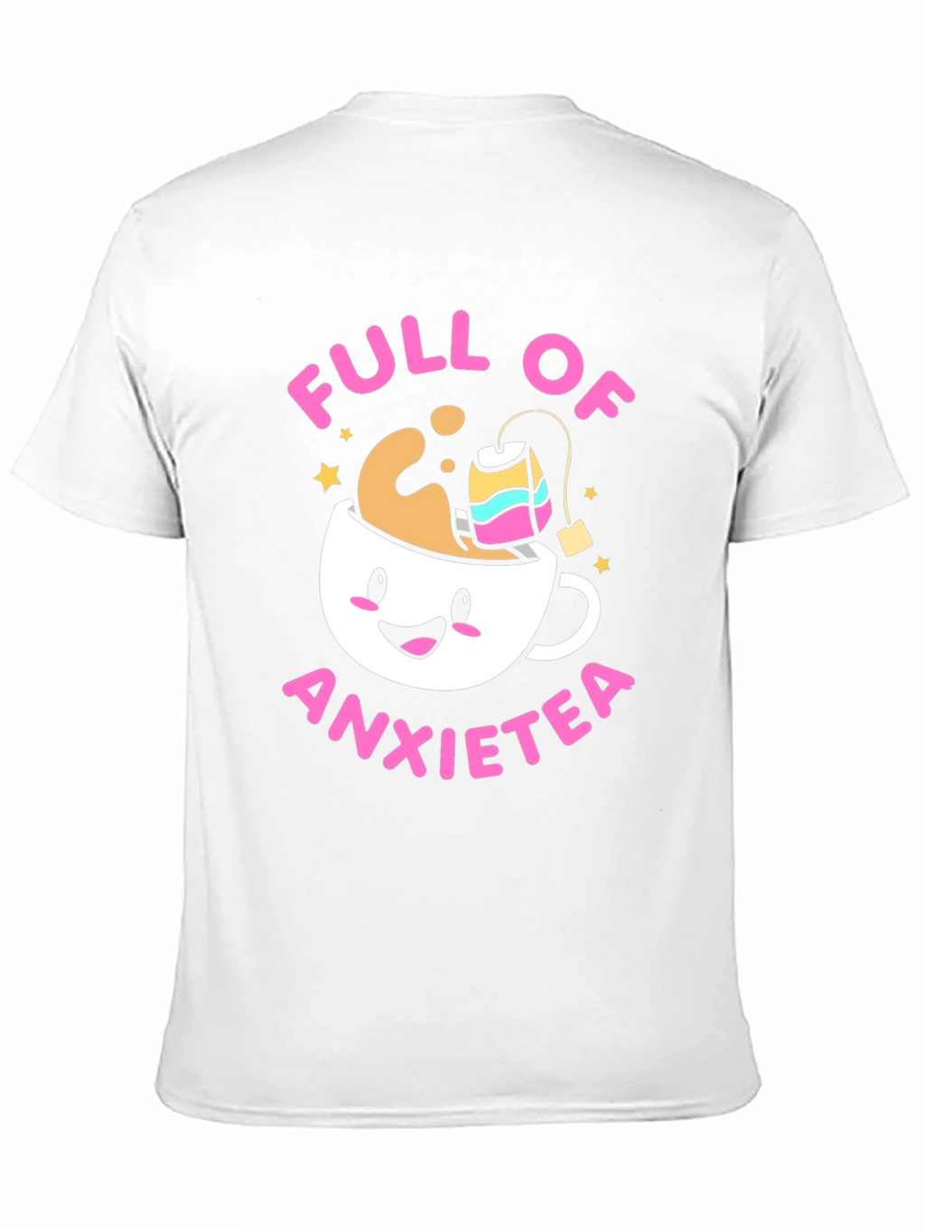 Full of Anxietea Funny Graphic T-Shirt