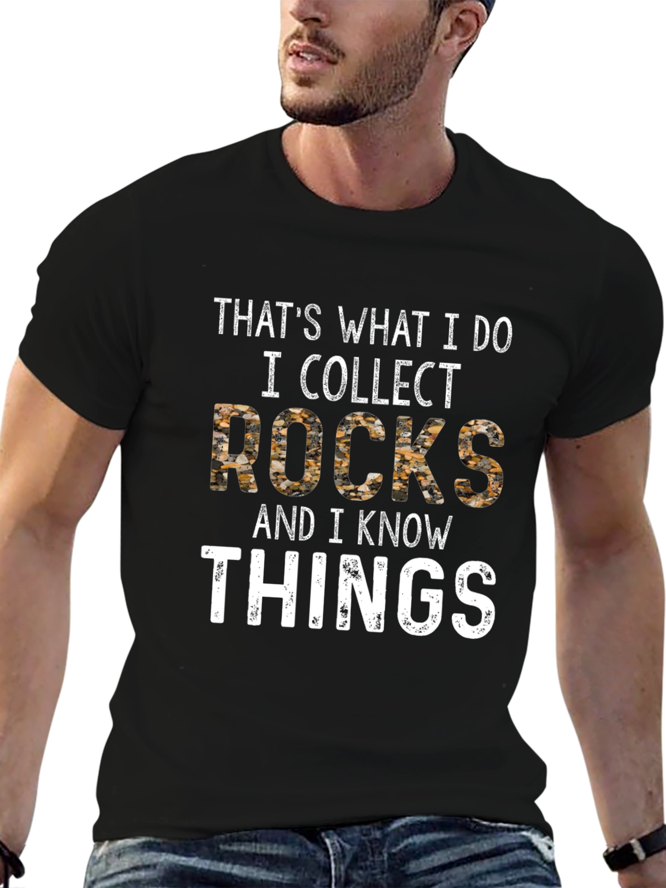 I Collect Rocks T-Shirt Funny Geologist Gift