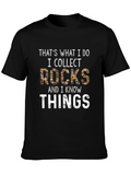 I Collect Rocks T-Shirt Funny Geologist Gift