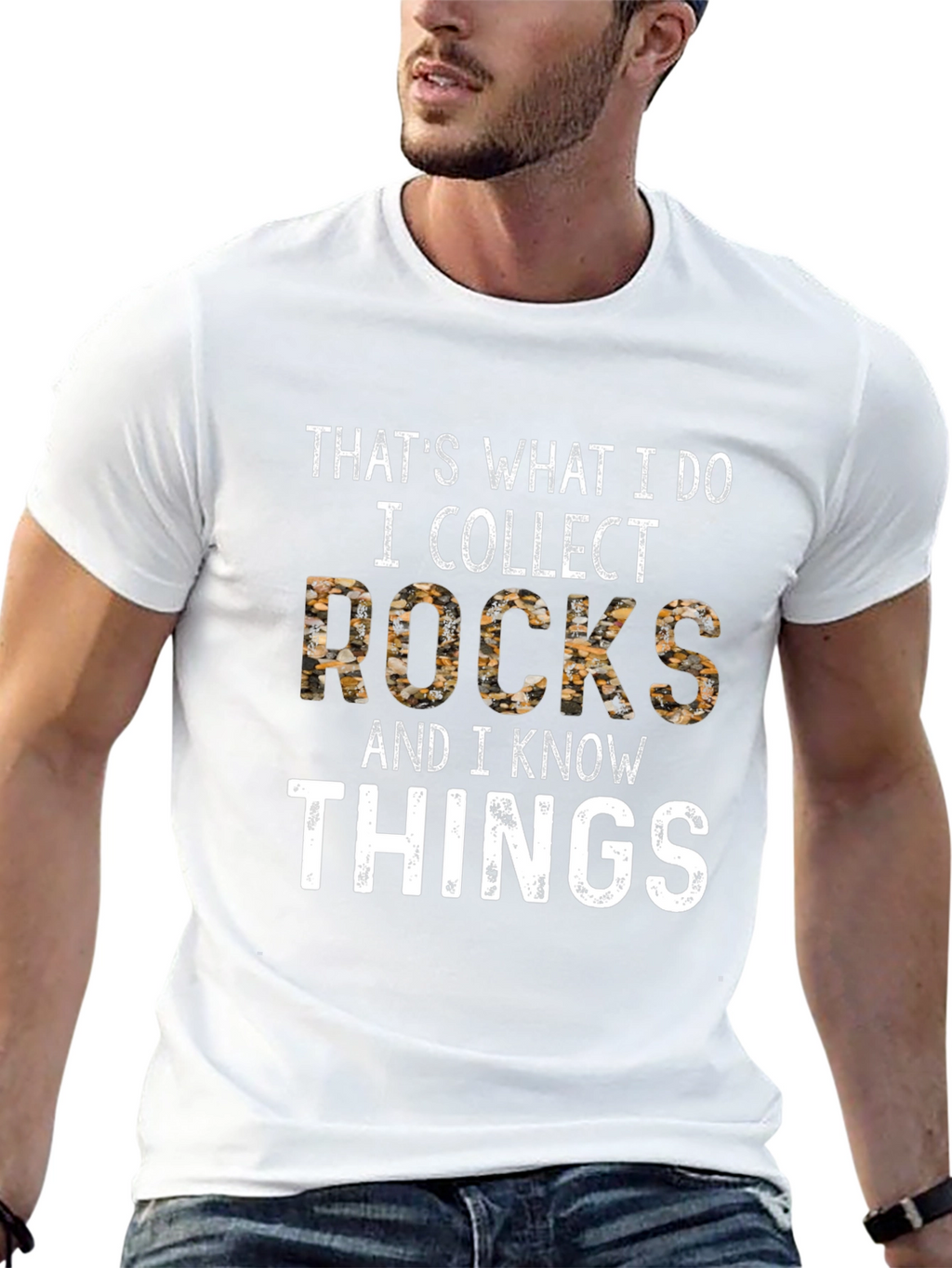 I Collect Rocks T-Shirt Funny Geologist Gift