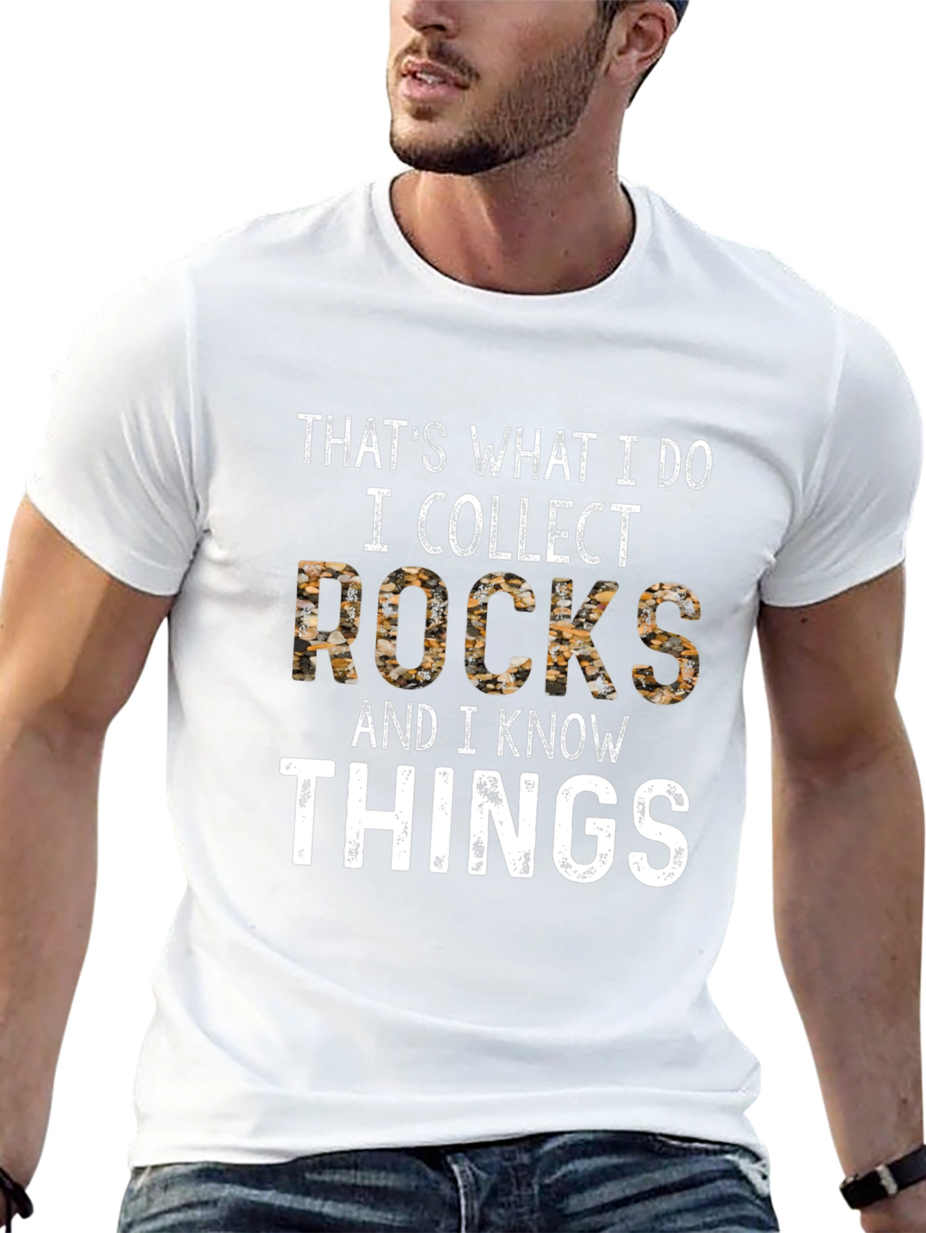 I Collect Rocks T-Shirt Funny Geologist Gift
