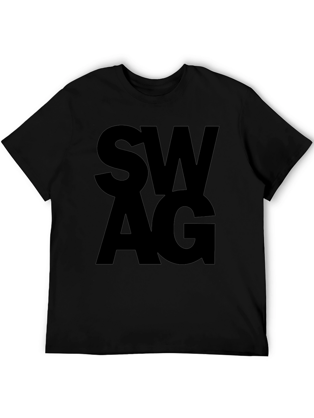 Swag Black Graphic Tee - Trendy Casual Style