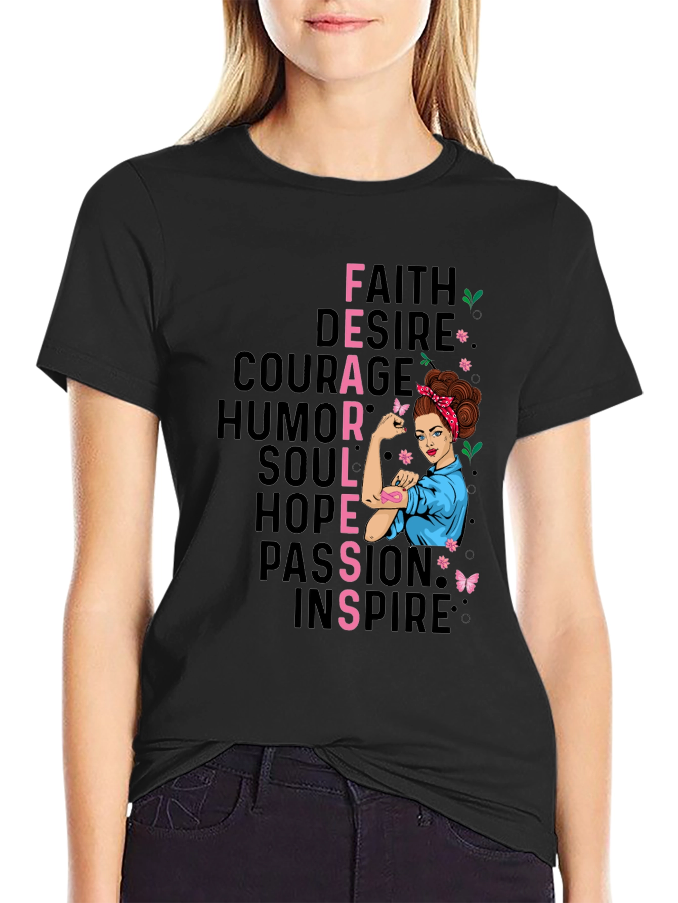 Fearless T-Shirt - Breast Cancer Awareness Tee