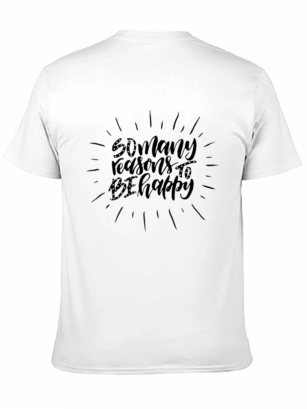 Reasons to be Happy Black Graphic Tee