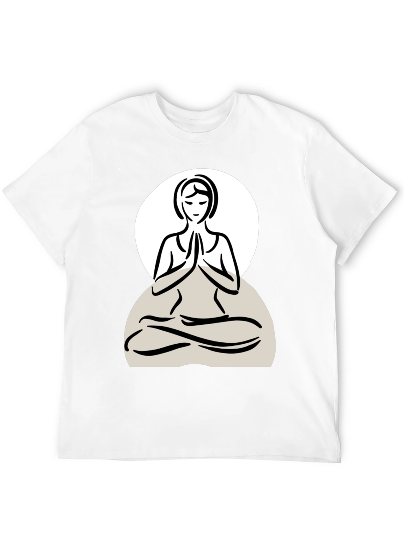 Yoga Pose Graphic Tee - Relaxed Fit