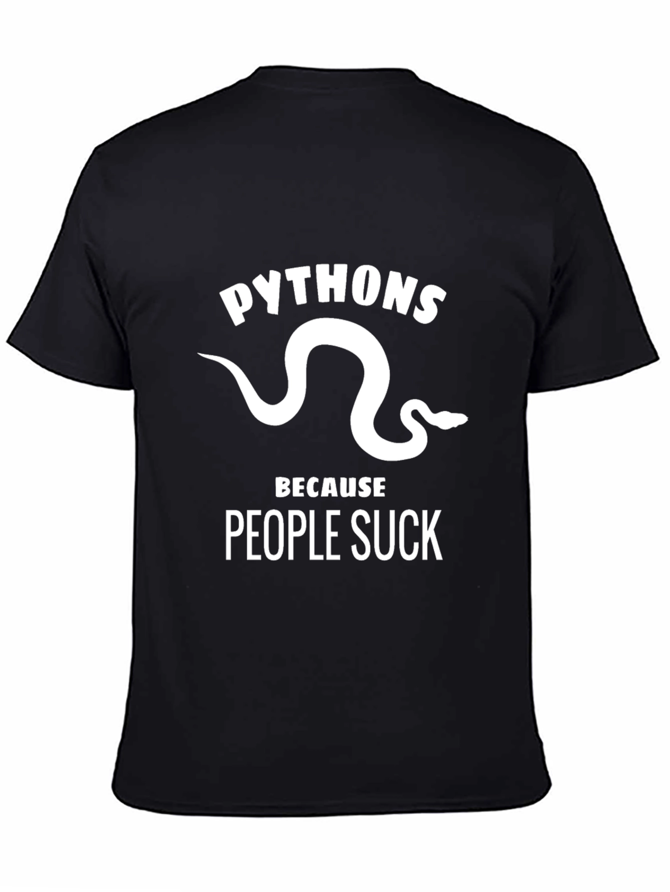 Python Snake T-Shirt - People Suck Tee
