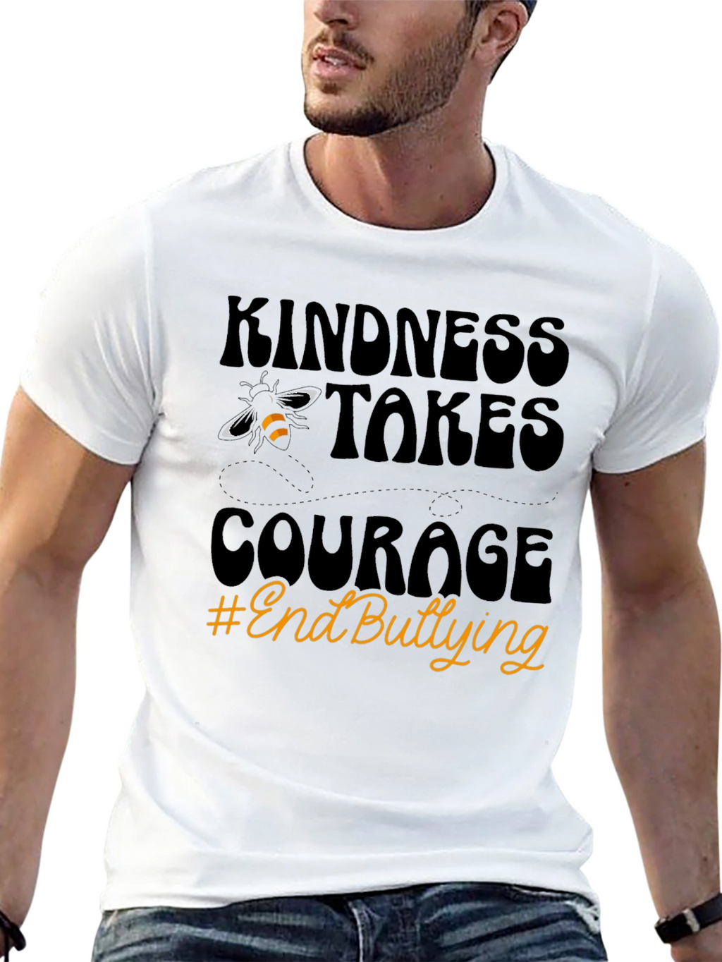Kindness Takes Courage End Bullying T-Shirt